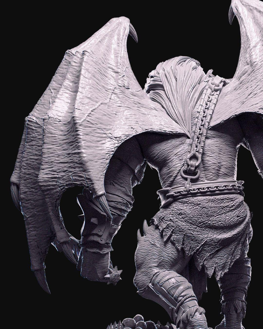 Demons of the Holy Abbey - Bazzoth, General of Hellazar - Miniature