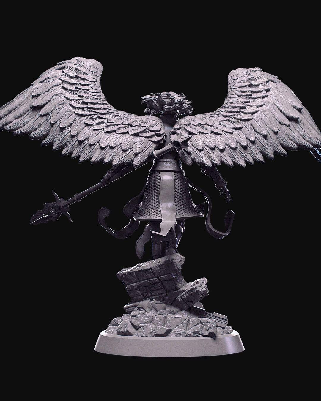 Demons of the Holy Abbey - Dianna, the Lightbringer - Miniature