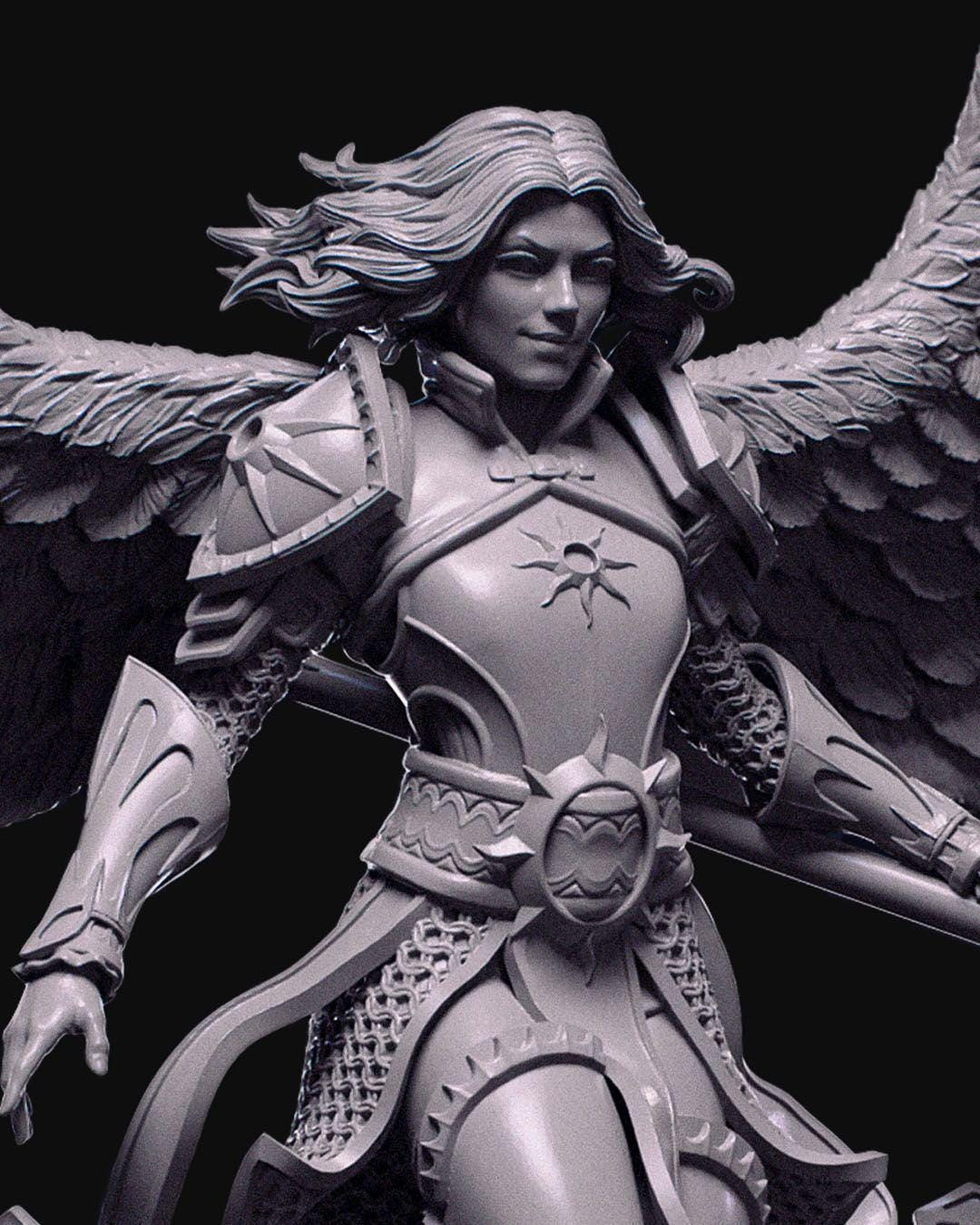 Demons of the Holy Abbey - Dianna, the Lightbringer - Miniature
