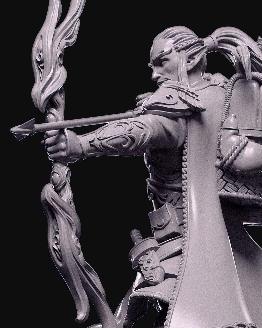 Demons of the Holy Abbey - Elduin Alaren - Miniature