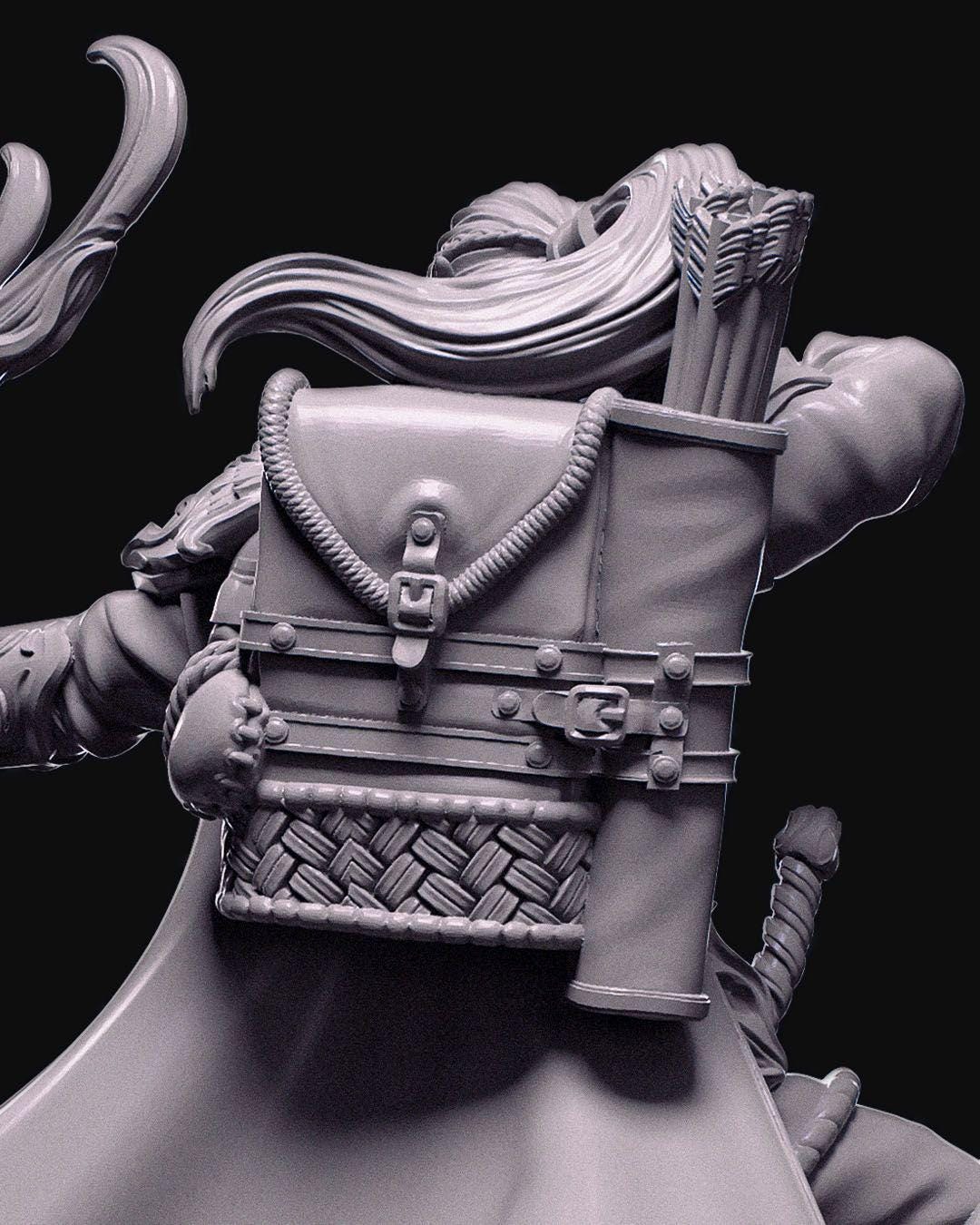 Demons of the Holy Abbey - Elduin Alaren - Miniature