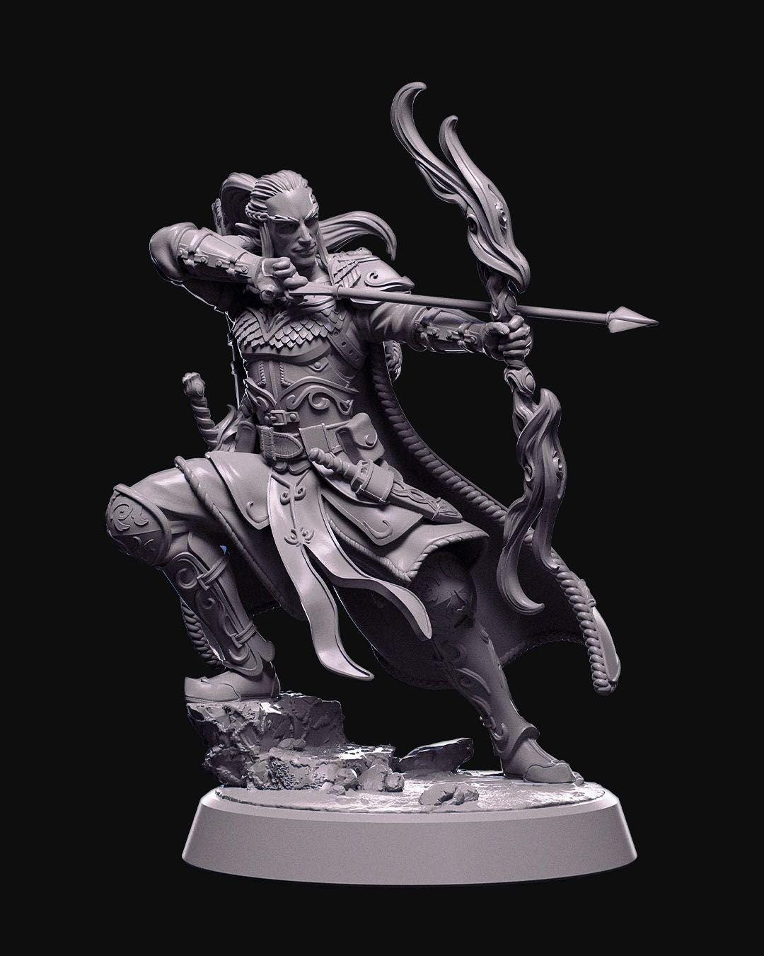 Demons of the Holy Abbey - Elduin Alaren - Miniature