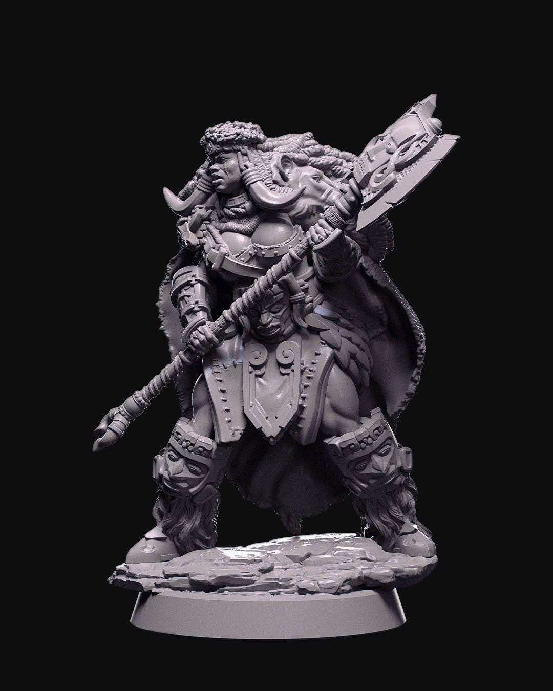 Demons of the Holy Abbey - Ghes Stonefist - Miniature