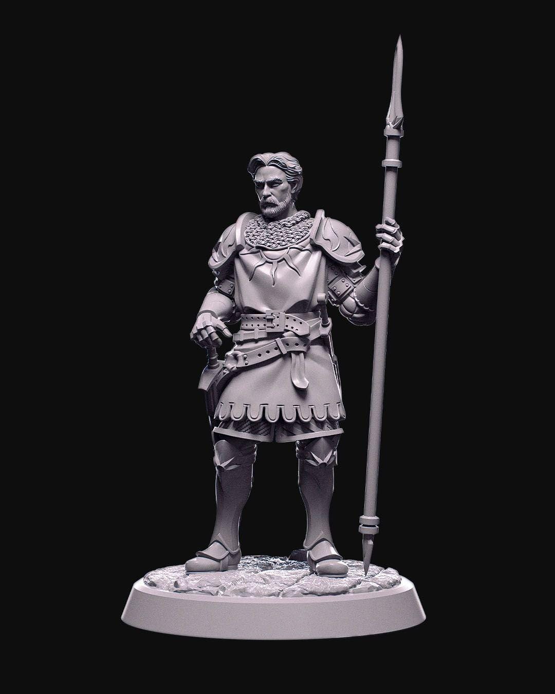 Demons of the Holy Abbey - Goldenkeep Guard Set of 2 - Miniature