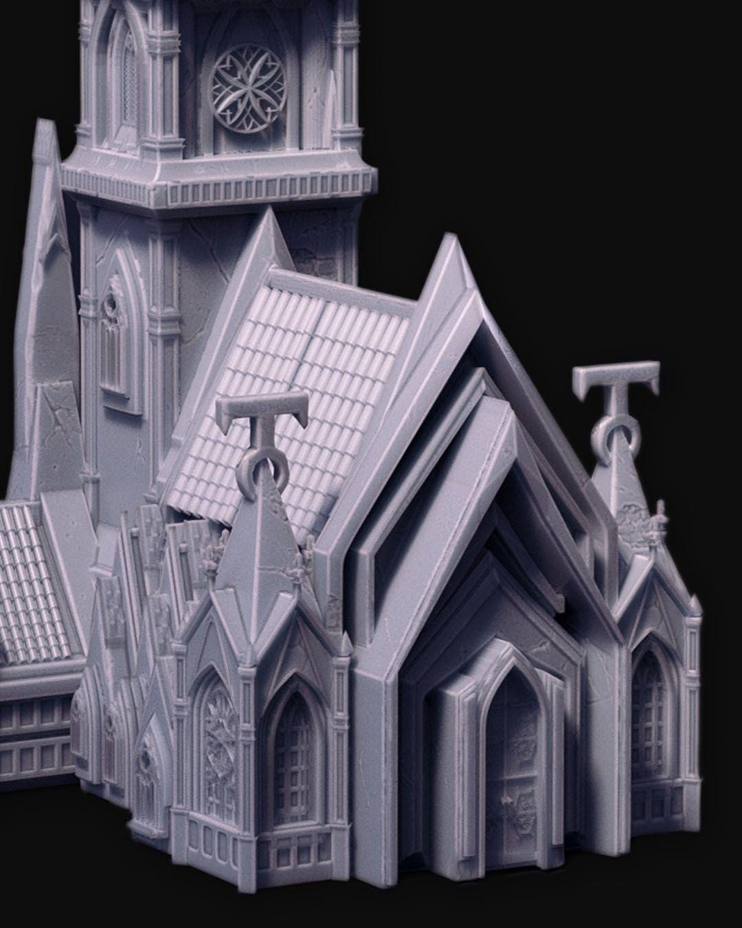 Demons of the Holy Abbey - Holy Sun Abbey - Miniature