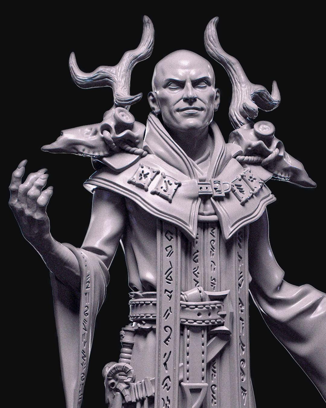 Demons of the Holy Abbey - Kalal, Highpriest of Arzan - Miniature
