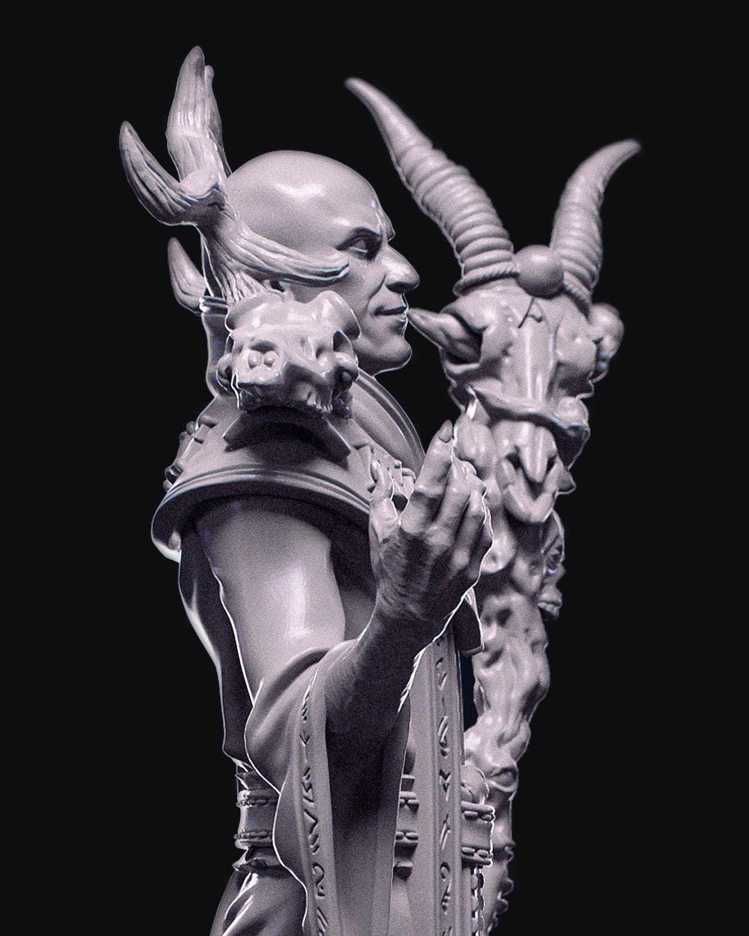 Demons of the Holy Abbey - Kalal, Highpriest of Arzan - Miniature