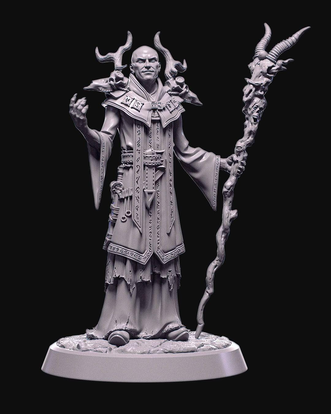 Demons of the Holy Abbey - Kalal, Highpriest of Arzan - Miniature