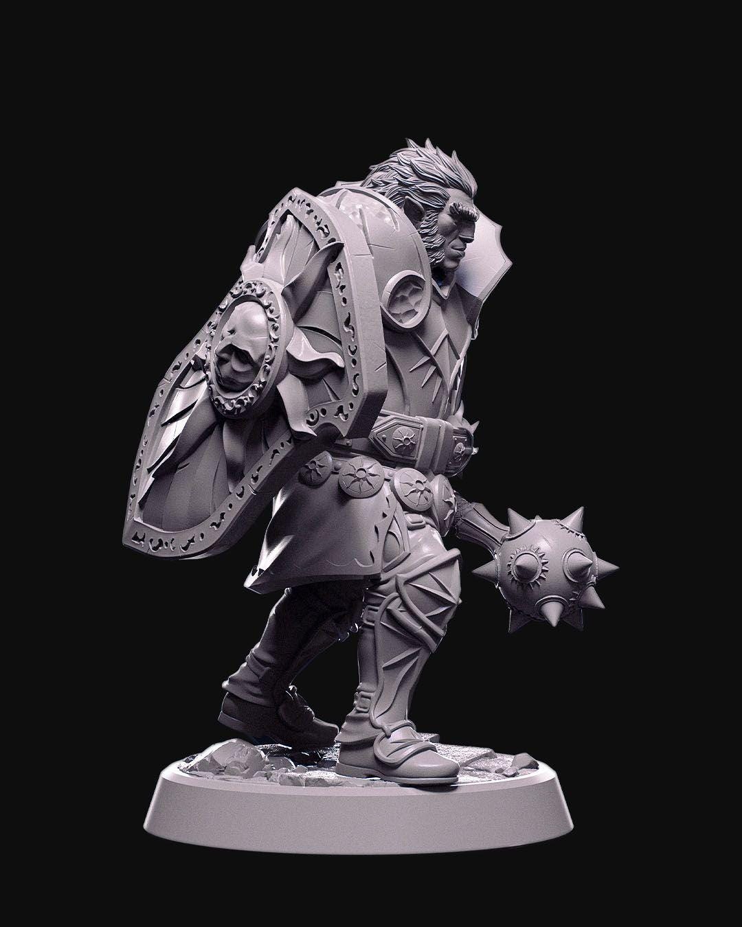 Demons of the Holy Abbey - Oloven Sunpride - Miniature