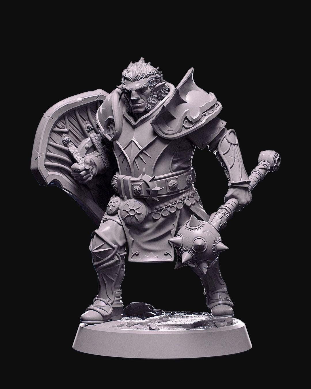 Demons of the Holy Abbey - Oloven Sunpride - Miniature