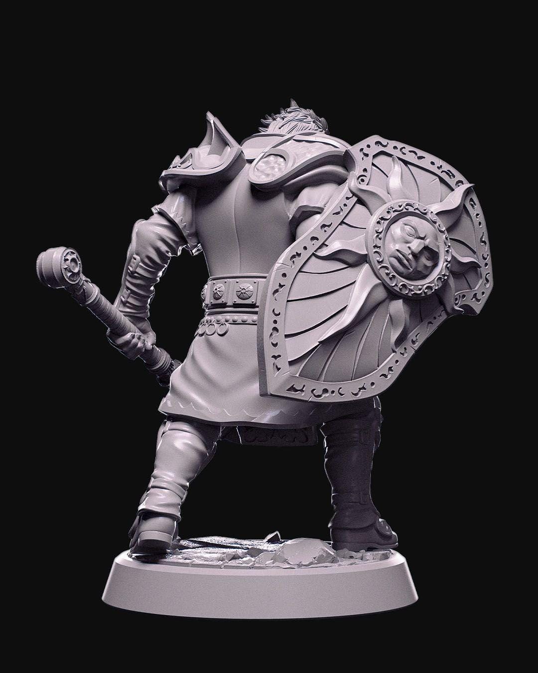 Demons of the Holy Abbey - Oloven Sunpride - Miniature