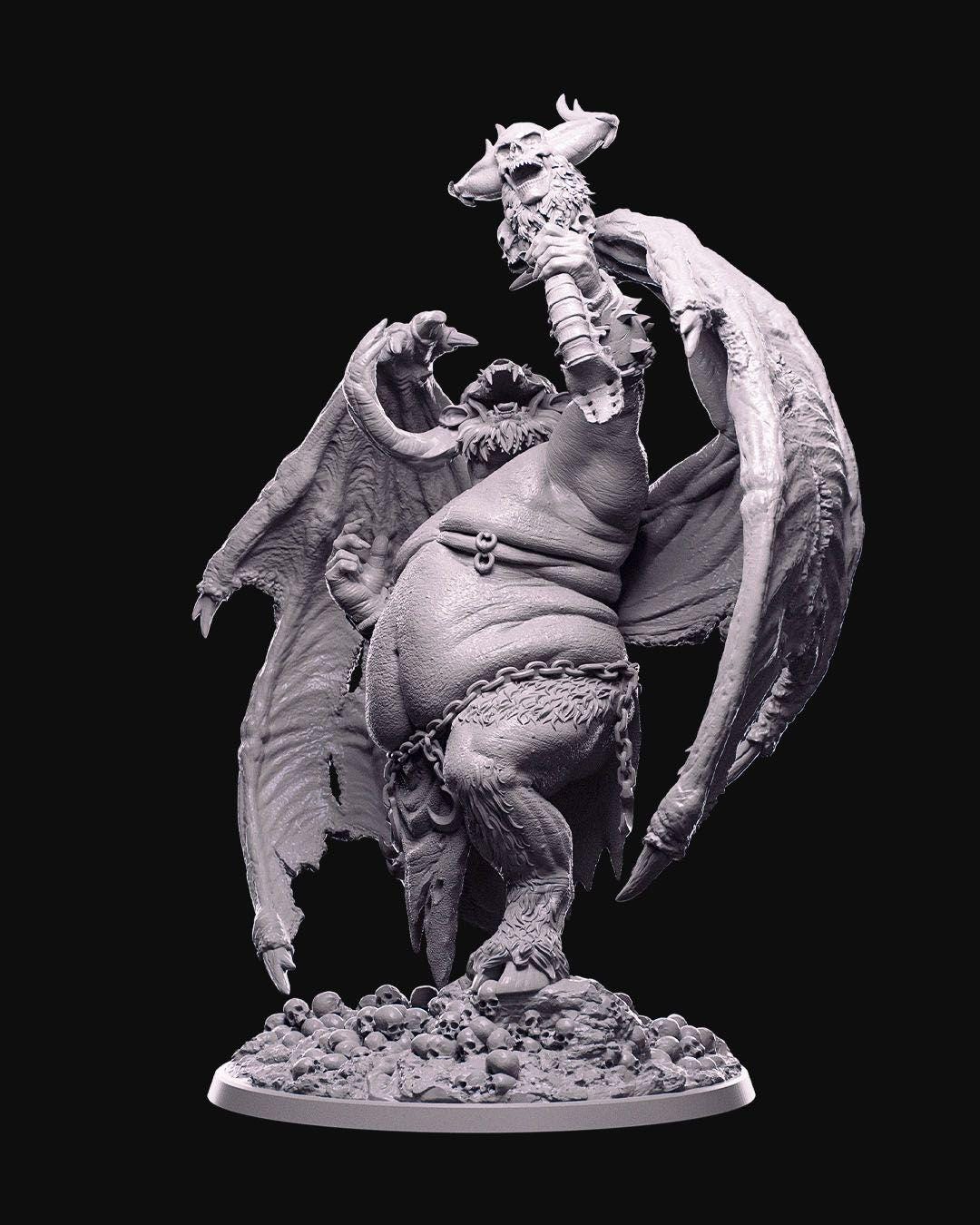 Demons of the Holy Abbey - Orcus, The Lord Of Bones - Miniature