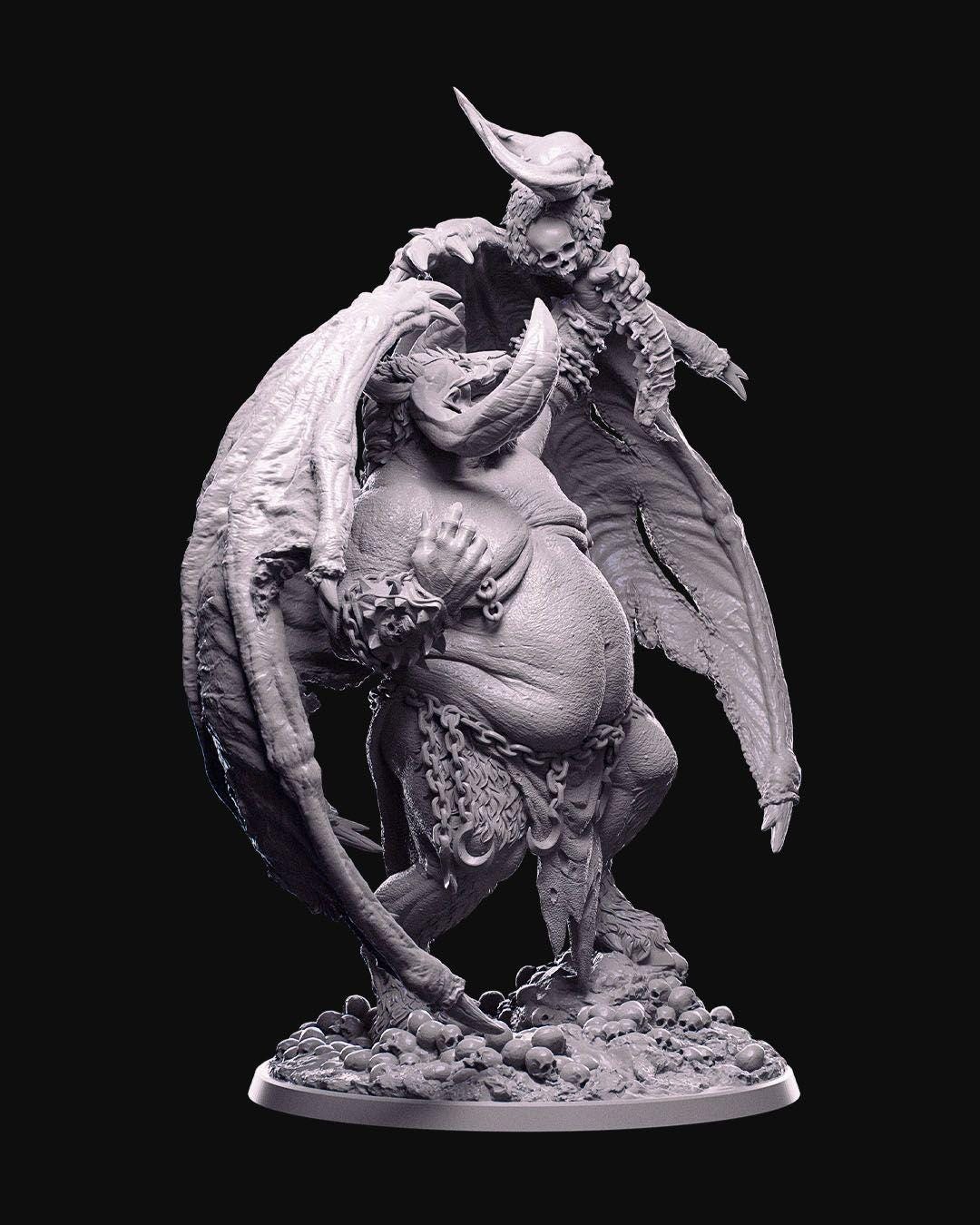 Demons of the Holy Abbey - Orcus, The Lord Of Bones - Miniature