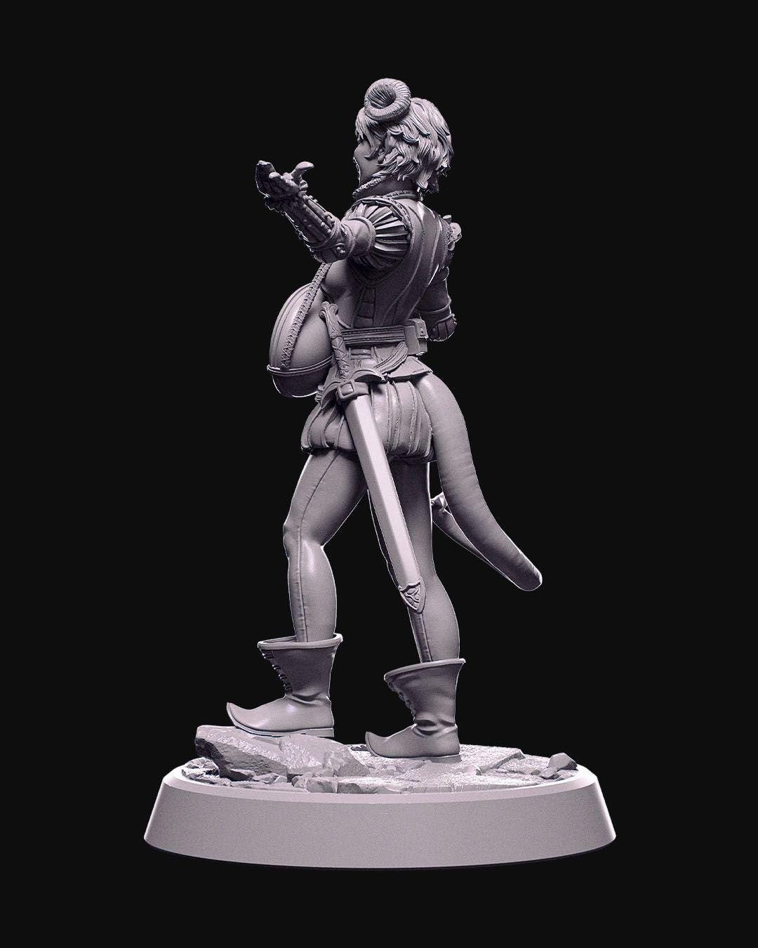 Demons of the Holy Abbey - Sigrid Yalve - Miniature