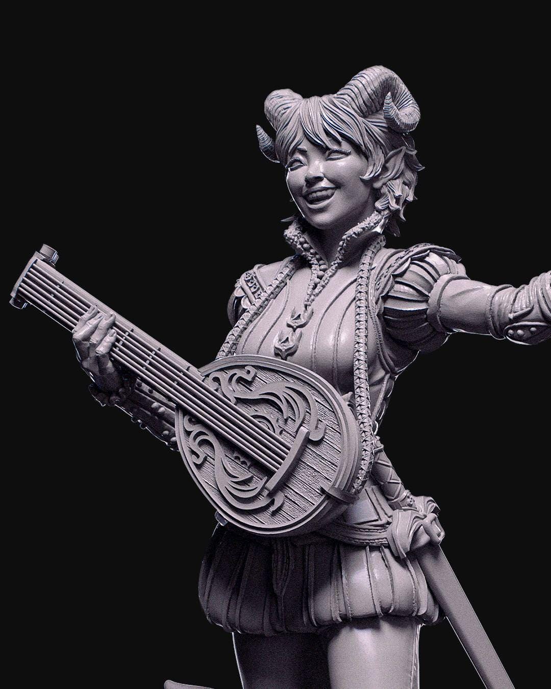 Demons of the Holy Abbey - Sigrid Yalve - Miniature
