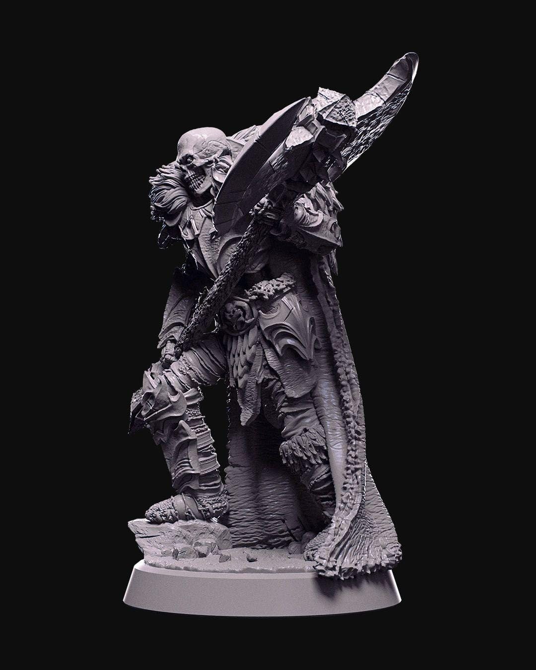 Demons of the Holy Abbey - Skeleton Commander - Miniature