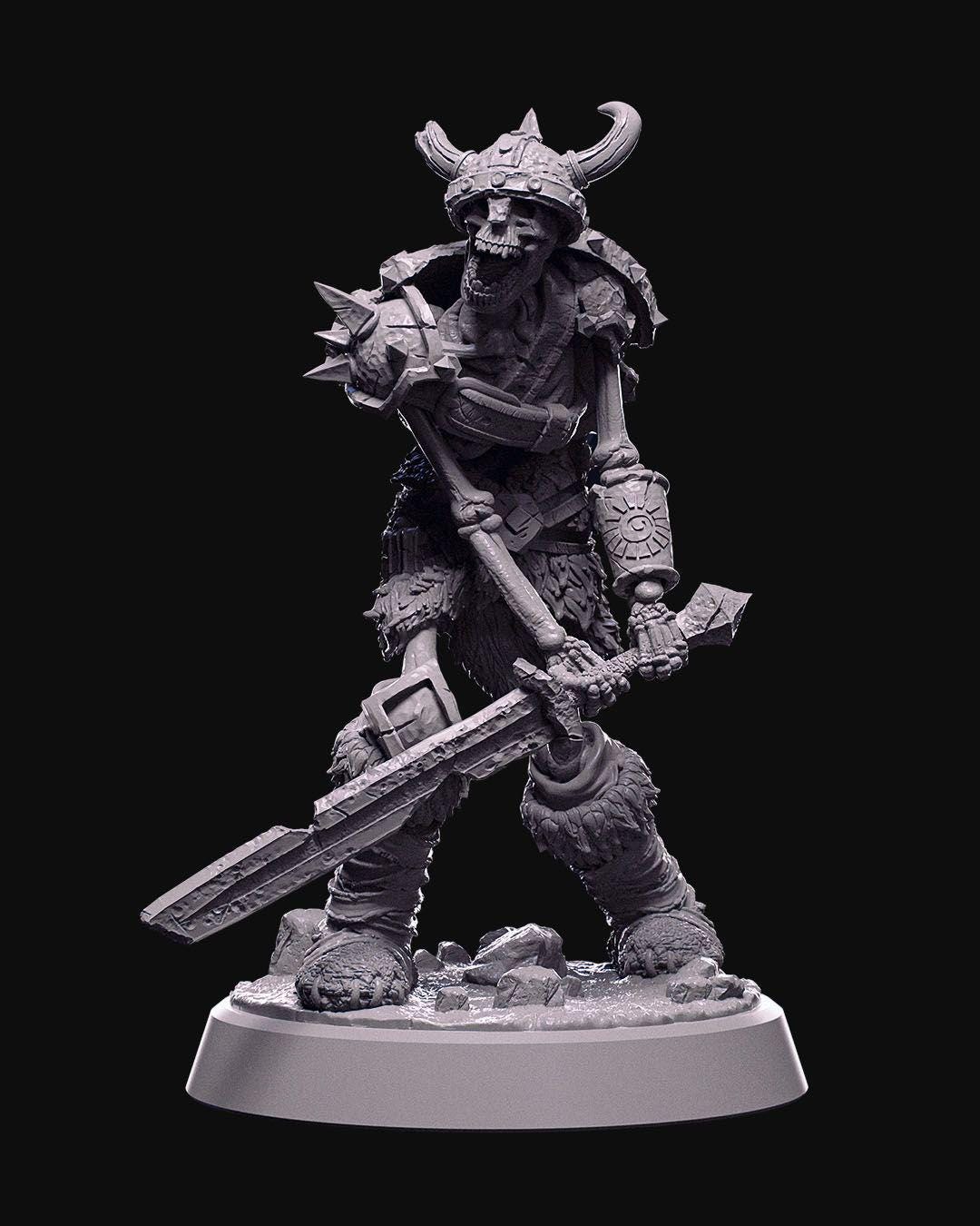 Demons of the Holy Abbey - Skeleton Warrior - Miniature