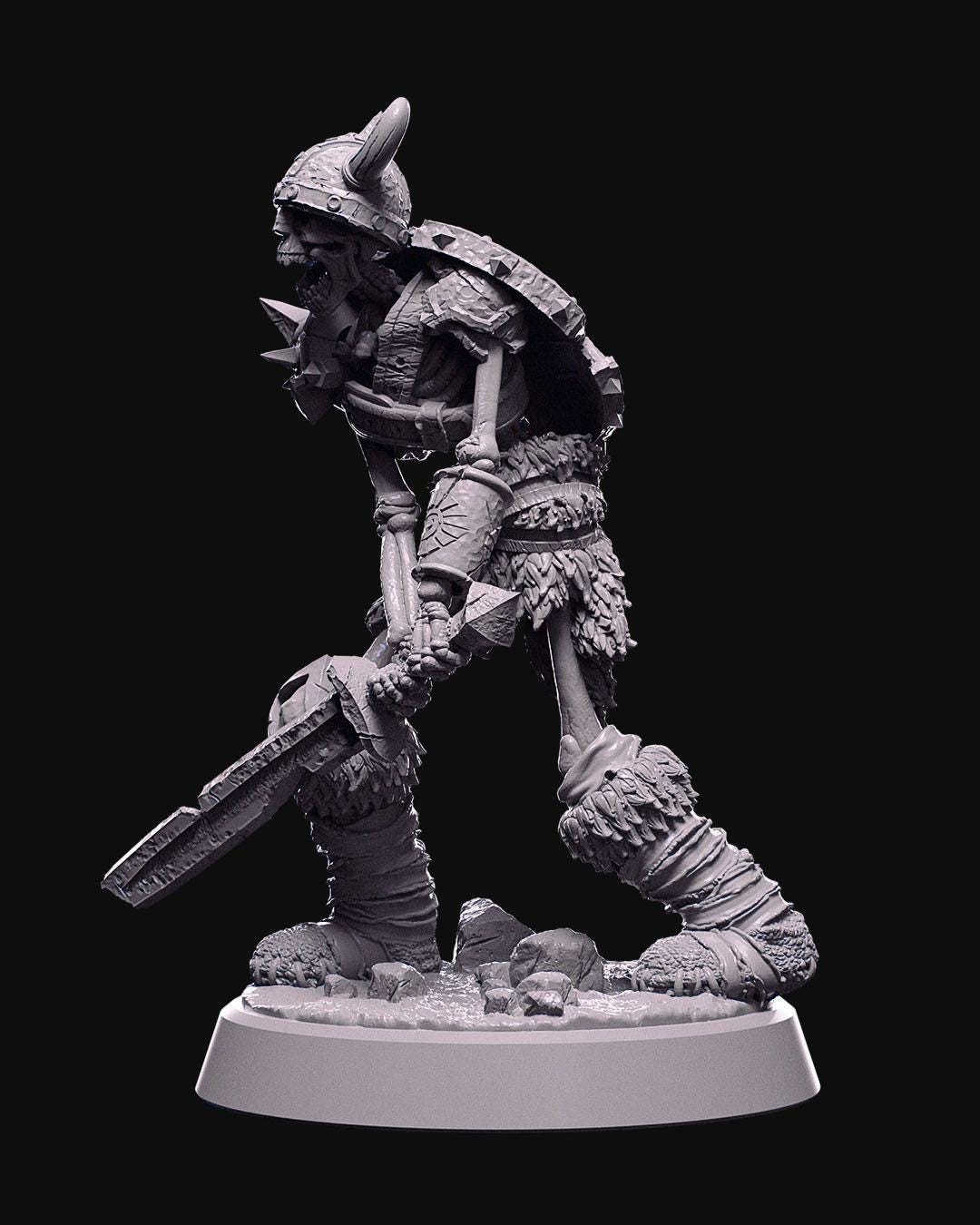 Demons of the Holy Abbey - Skeleton Warrior - Miniature