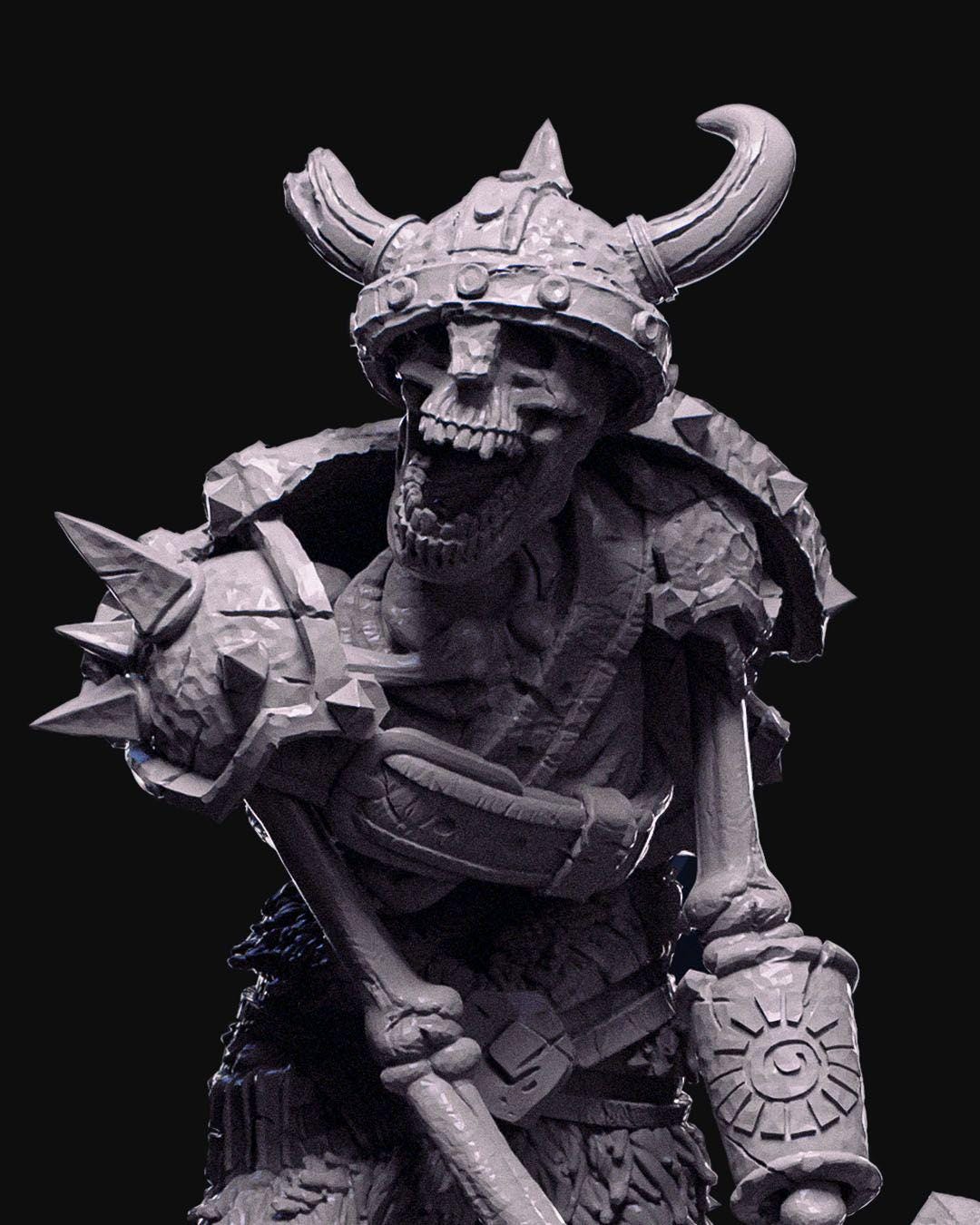 Demons of the Holy Abbey - Skeleton Warrior - Miniature
