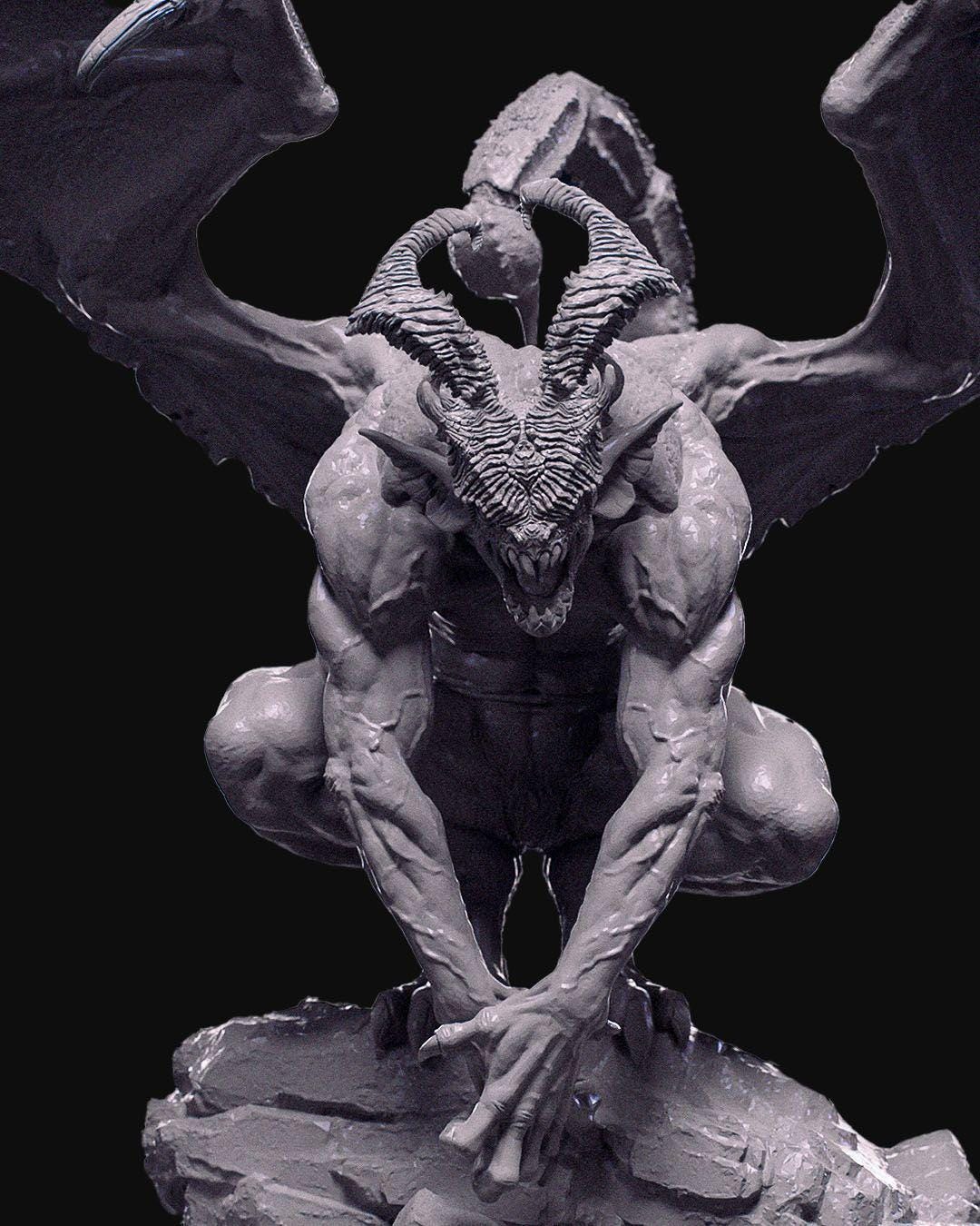 Demons of the Holy Abbey - Winged Demon - Miniature