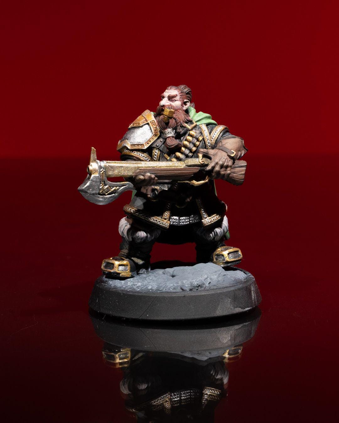 Ice and Fire - Dwarven Ranger -  - Miniature