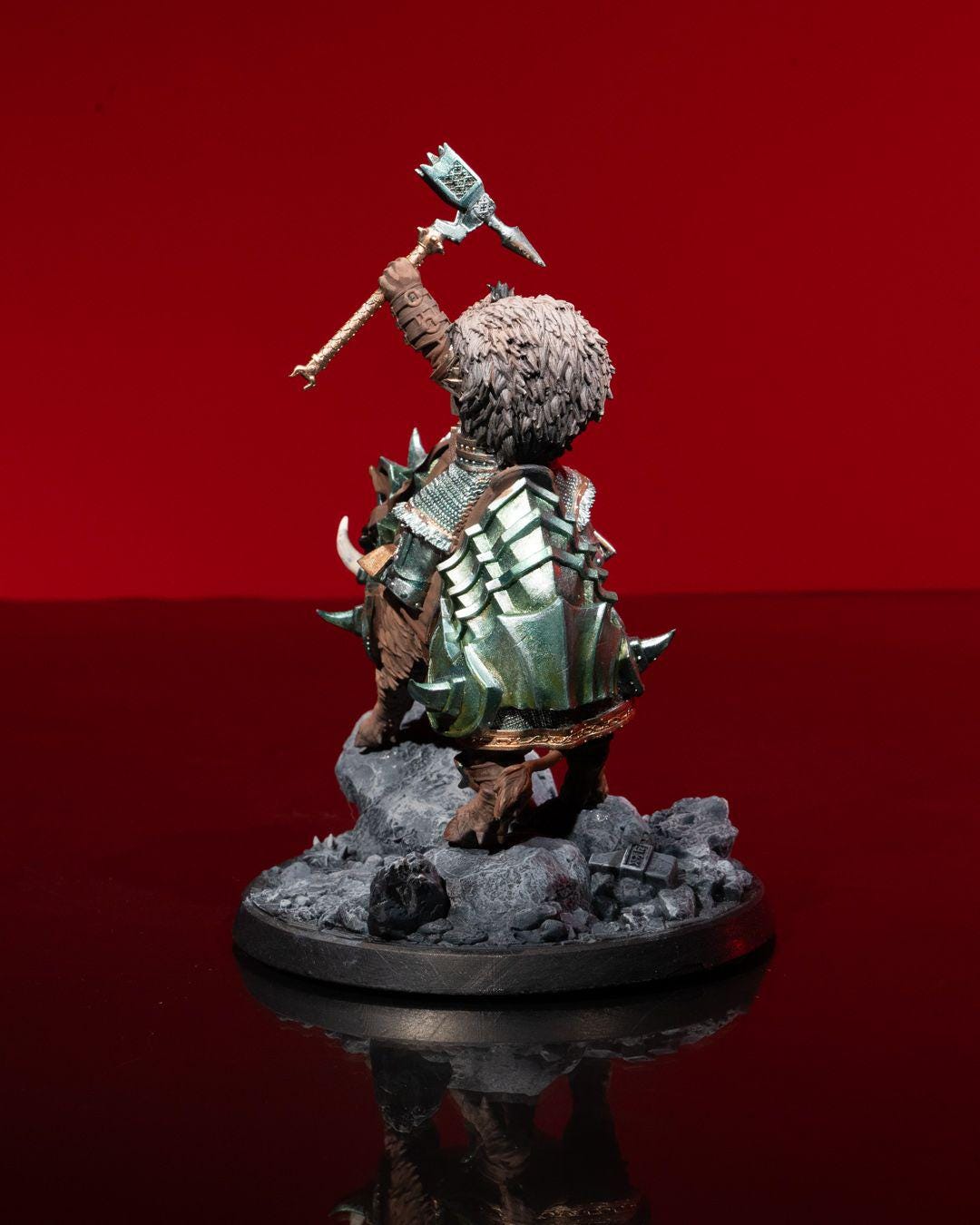 Ice and Fire - Dwarven Rider -  - Miniature