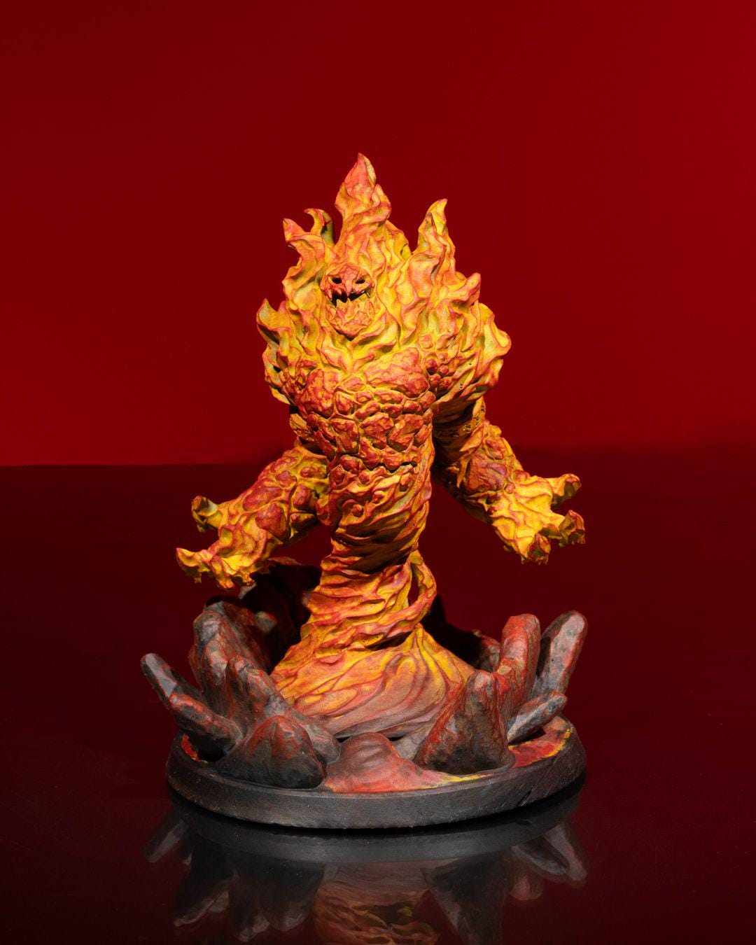 Ice and Fire - Fire Elemental -  - Miniature