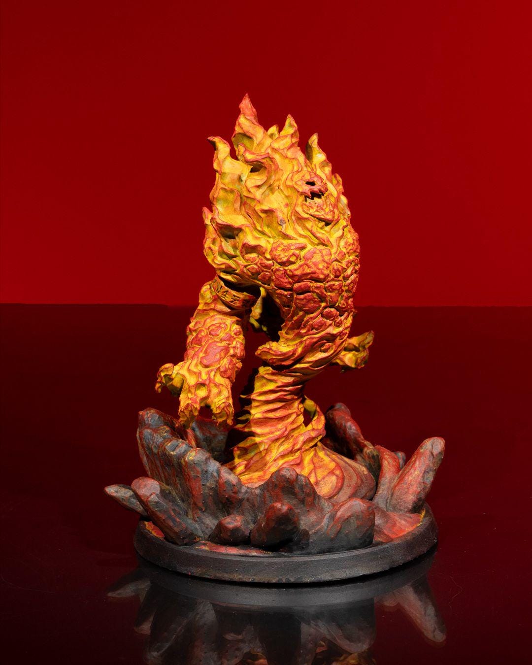 Ice and Fire - Fire Elemental -  - Miniature