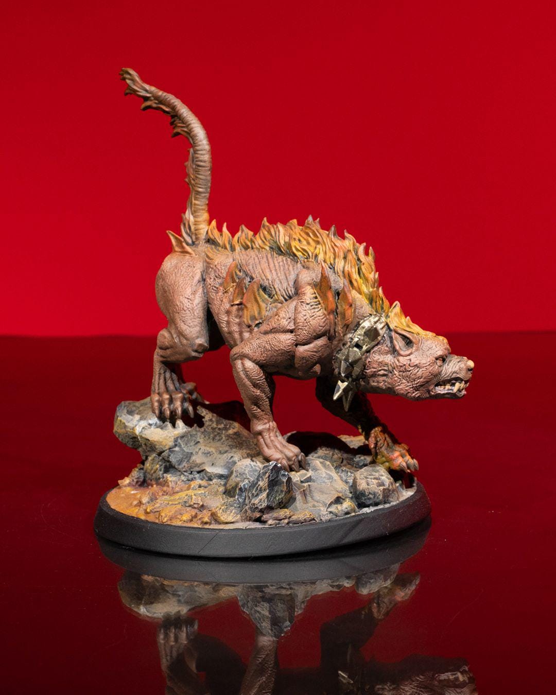 Ice and Fire - Fire Giant HellHound -  - Miniature