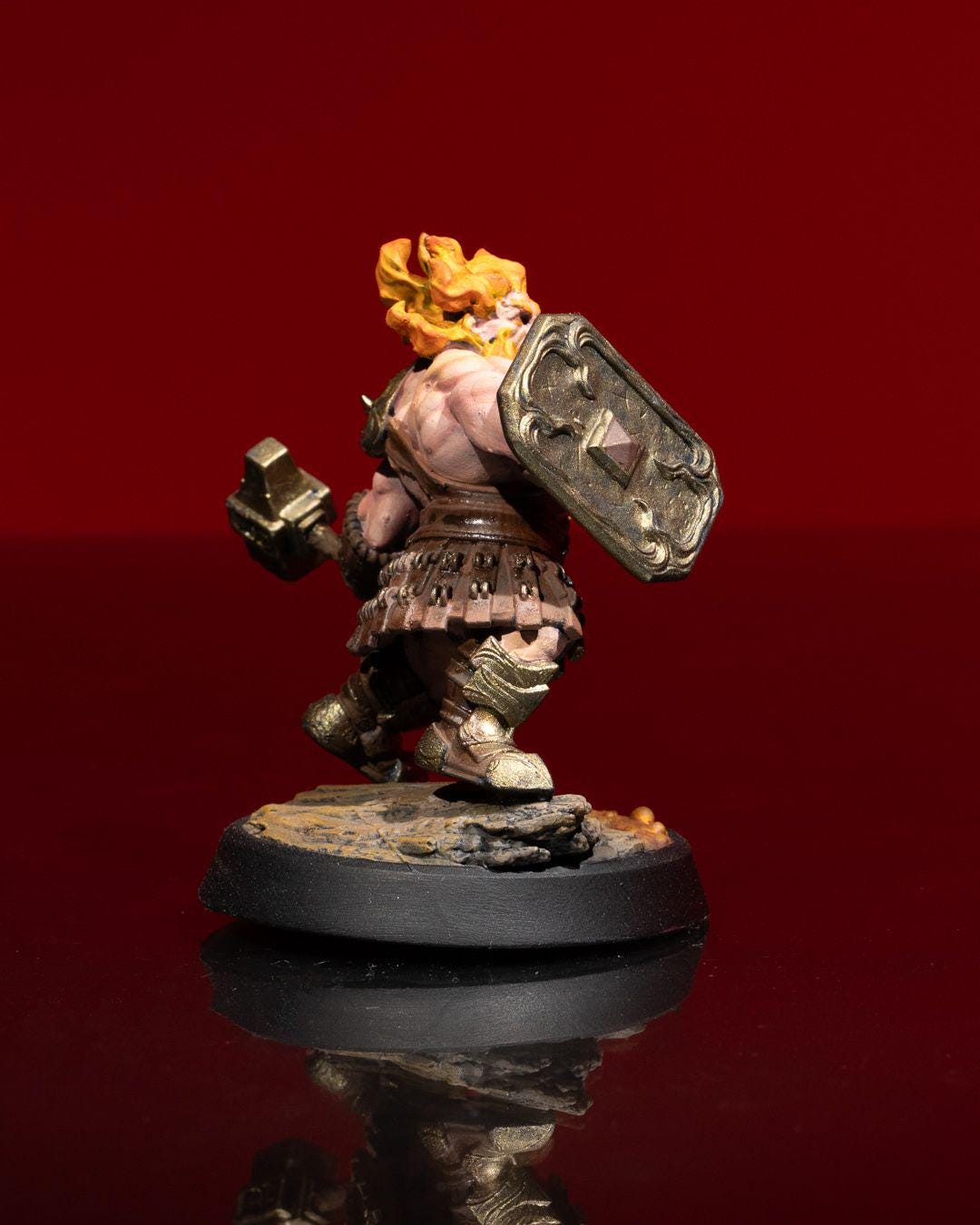 Ice and Fire - Male Fire Soldier -  - Miniature