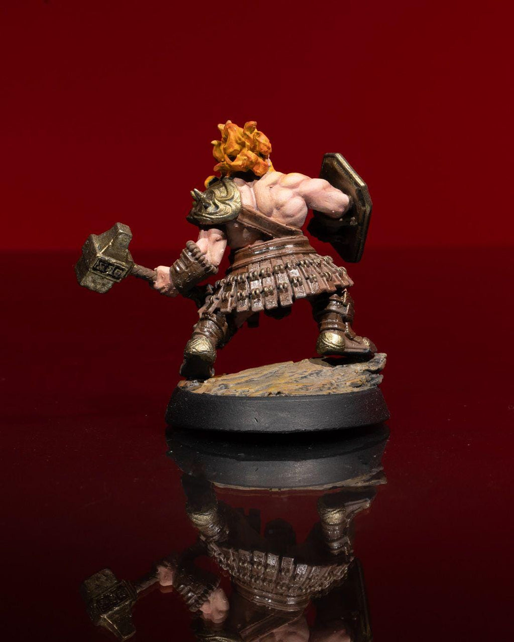 Ice and Fire - Male Fire Soldier -  - Miniature