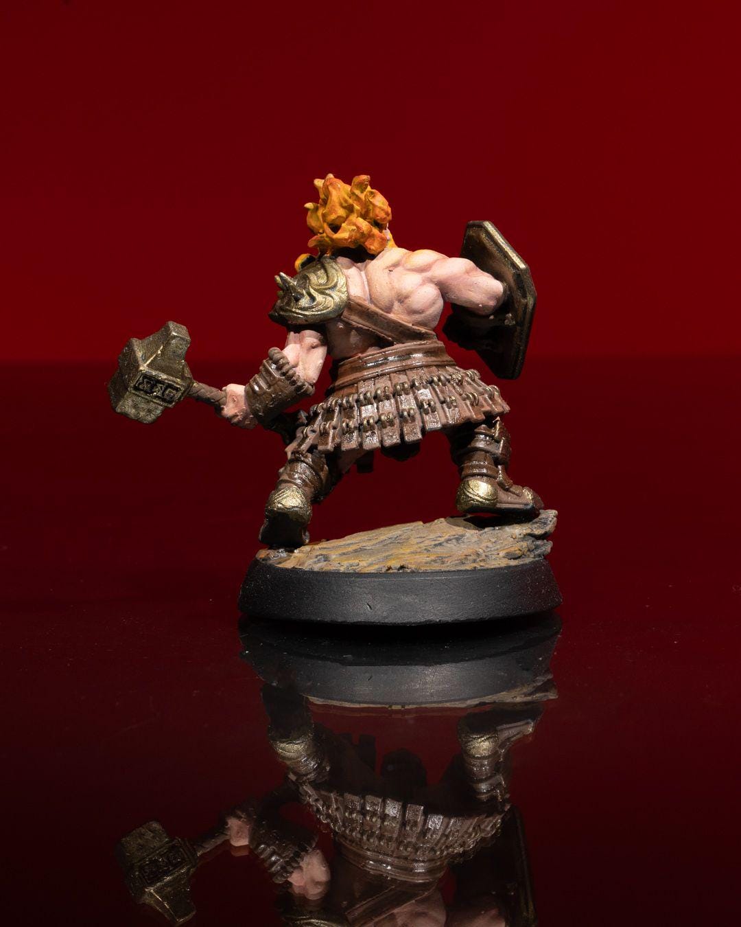 Ice and Fire - Male Fire Soldier -  - Miniature