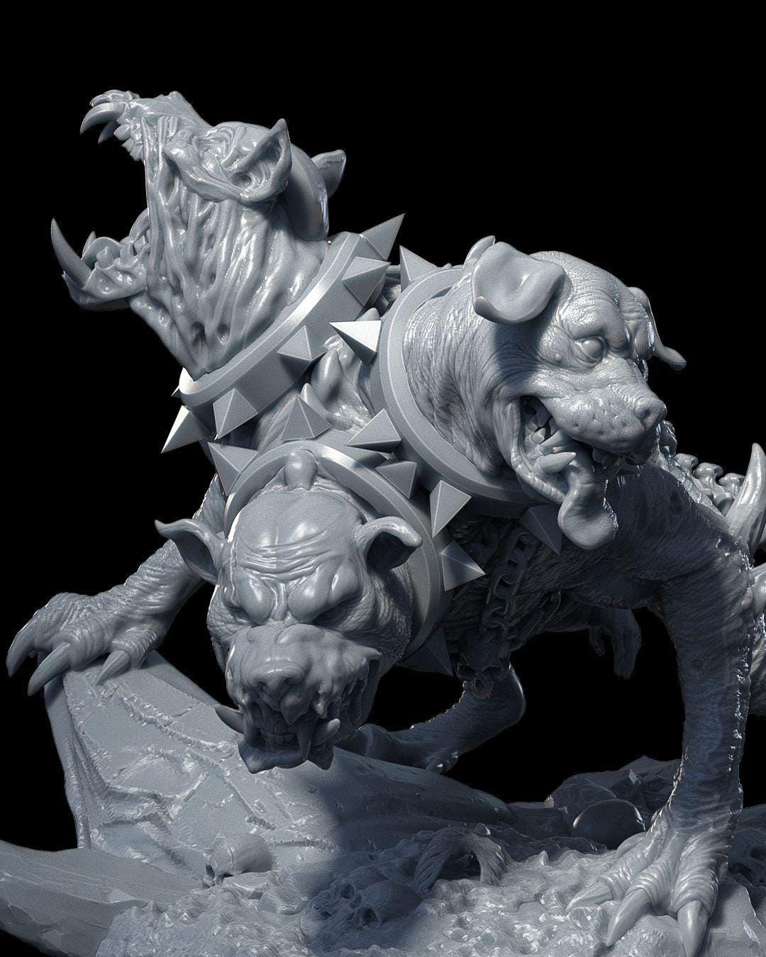 The Bestiarium of The Mad Scholar - Cerberus  - Miniature