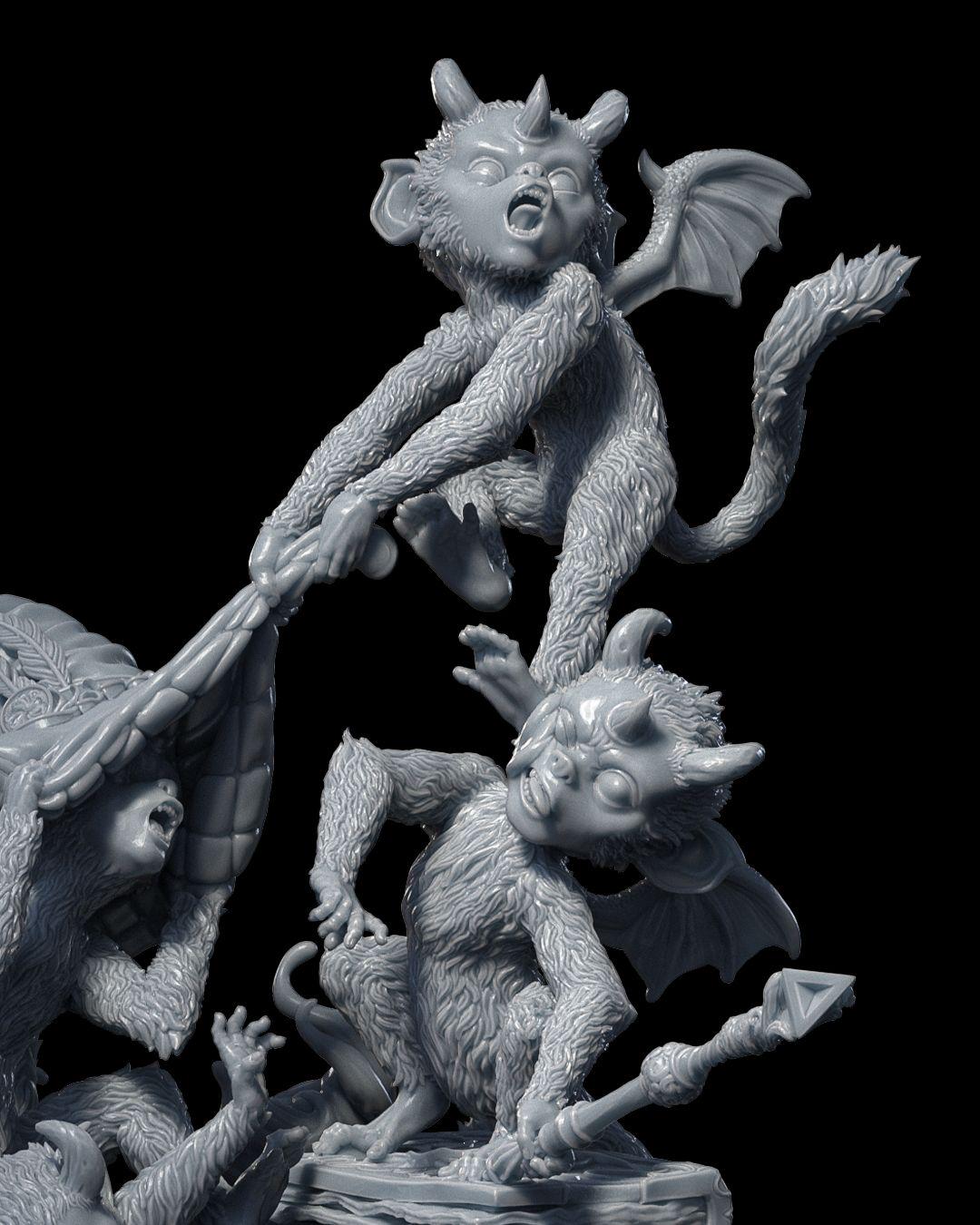 The Bestiarium of The Mad Scholar - Monkling - Miniature