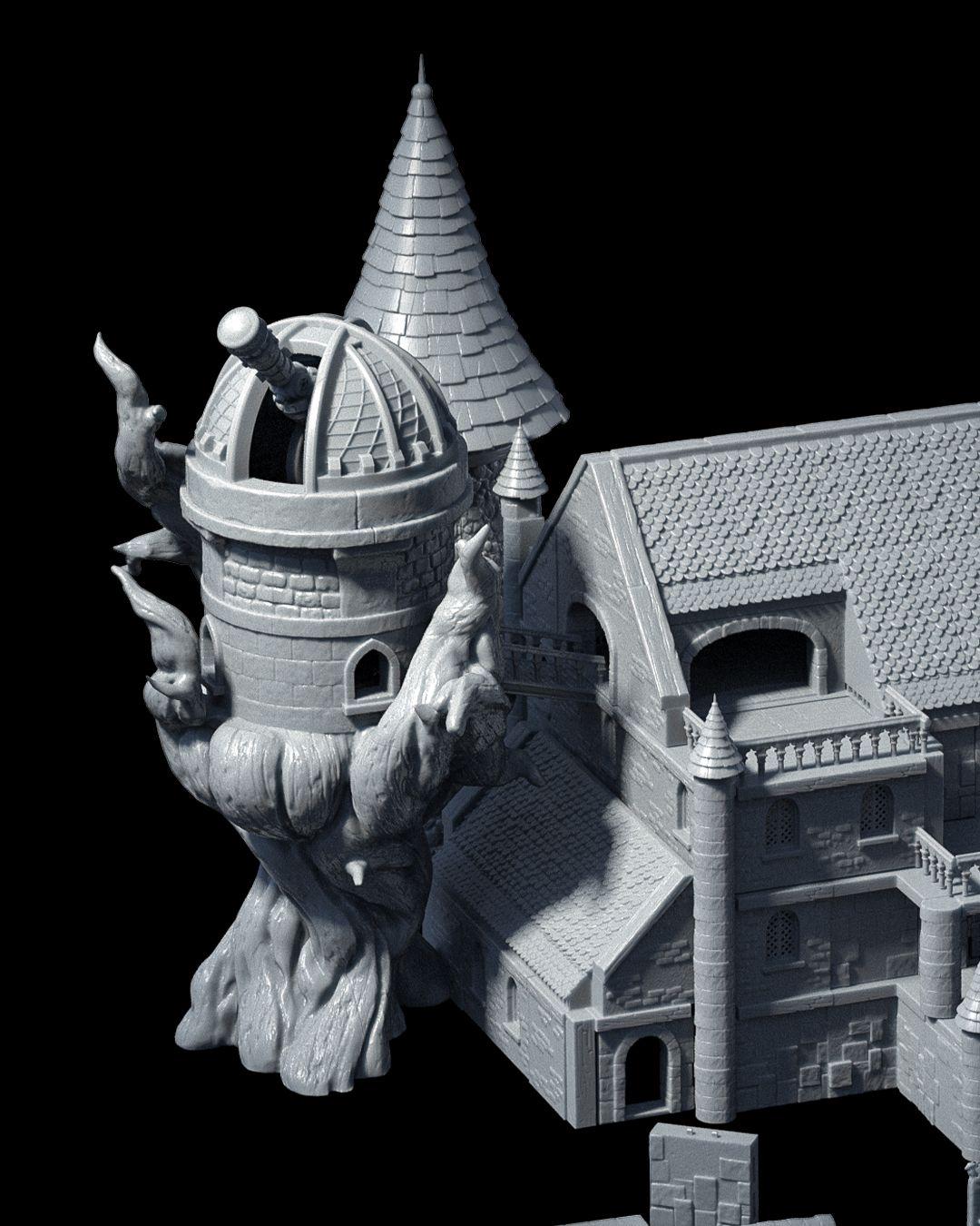 The Bestiarium of The Mad Scholar - Scholar's Tower - Miniature