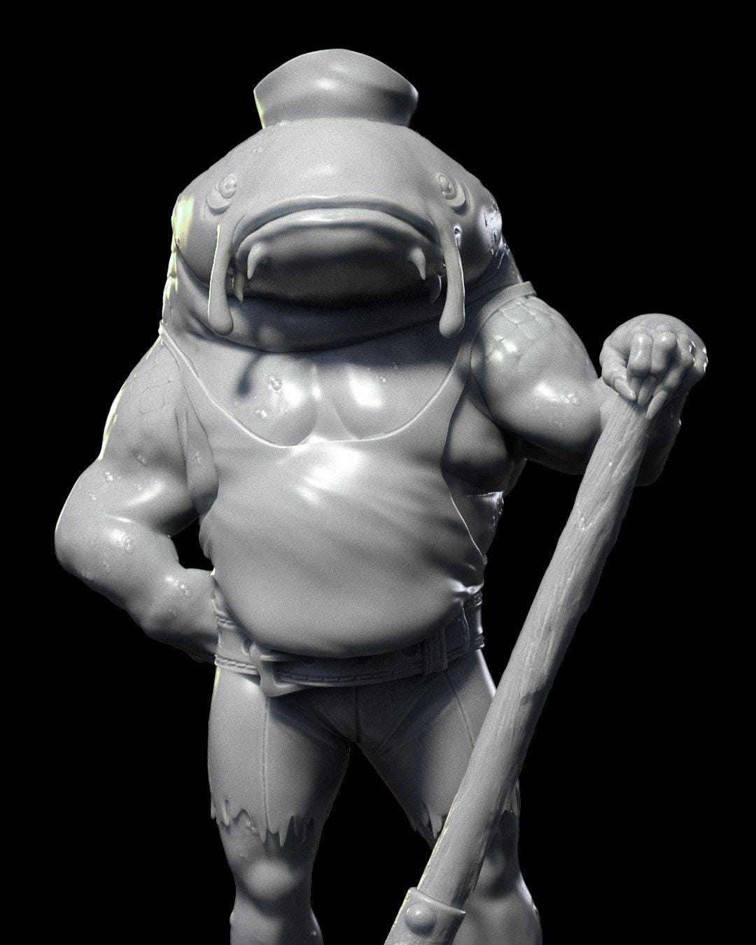 A Tale From the Deep - Kuo-toa 03 - Miniature