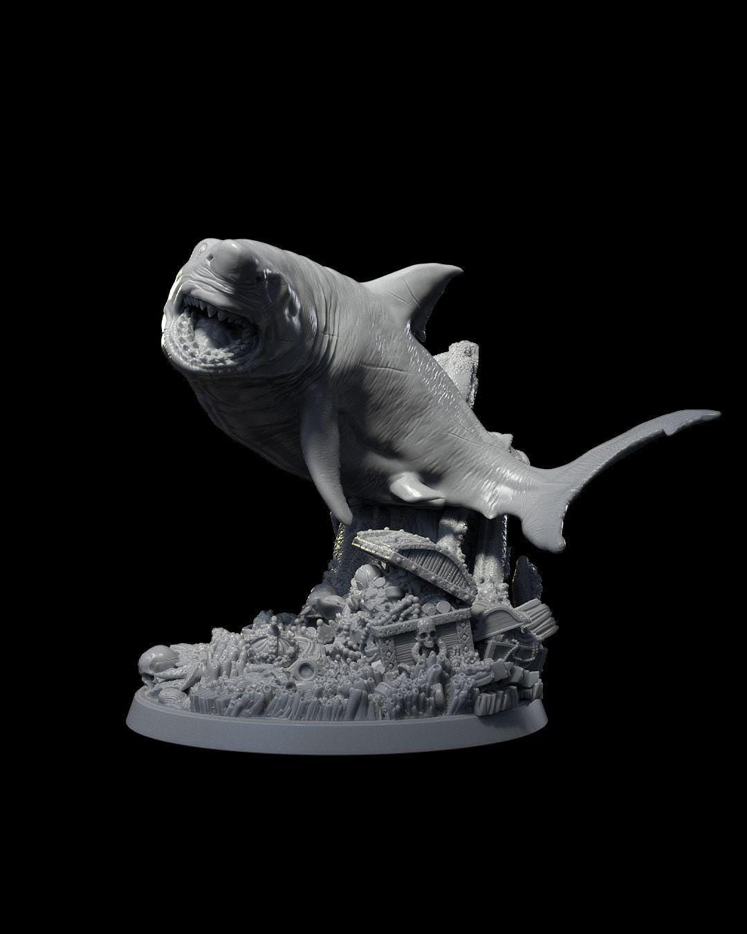 A Tale From the Deep - White Shark D&D Miniatures