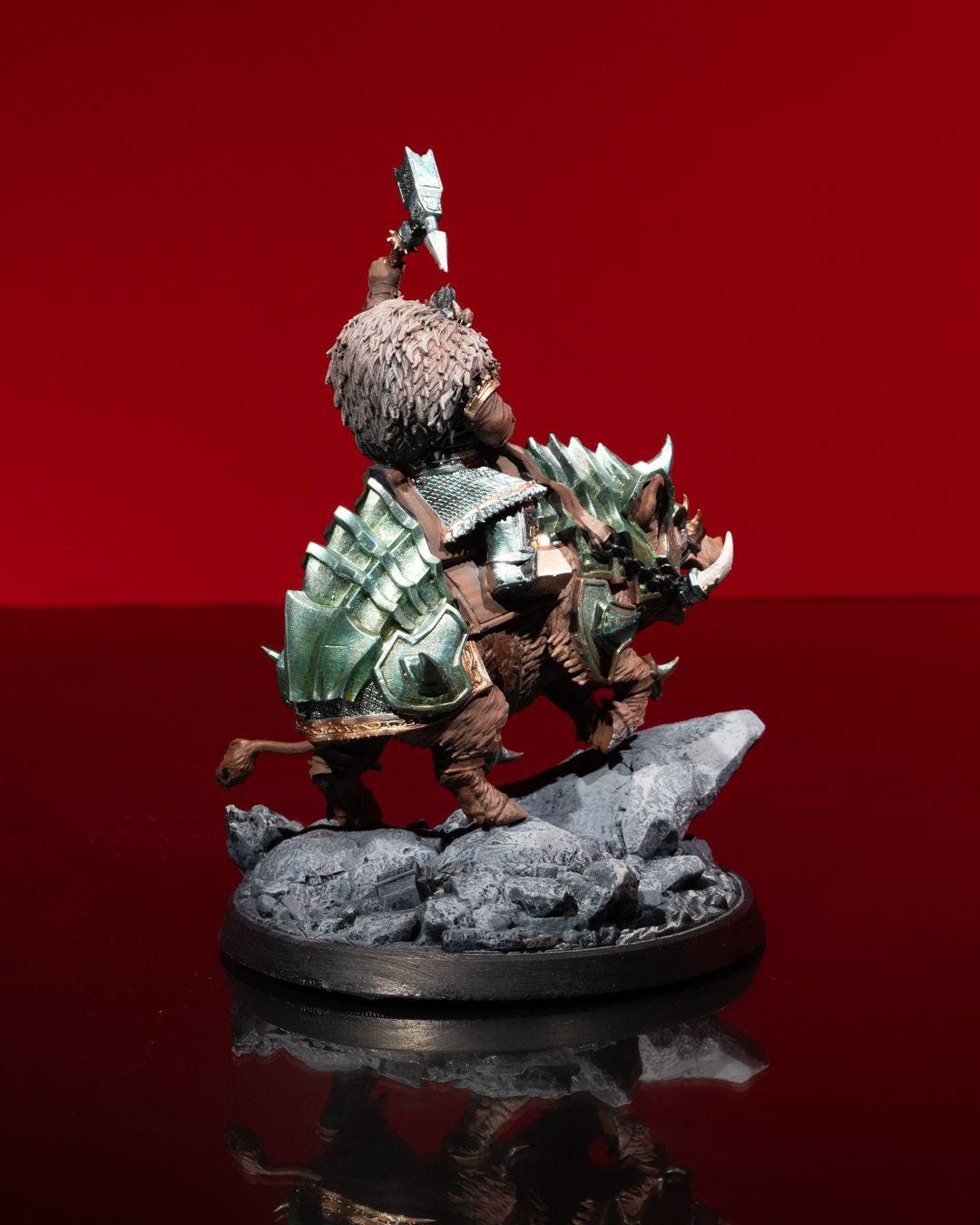 Ice and Fire - Dwarven Rider -  - Miniature