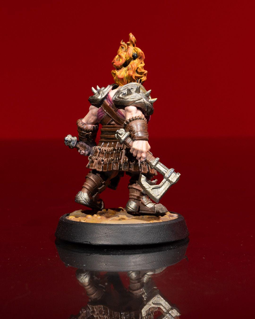 Ice and Fire - Female Fire Soldier -  - Miniature