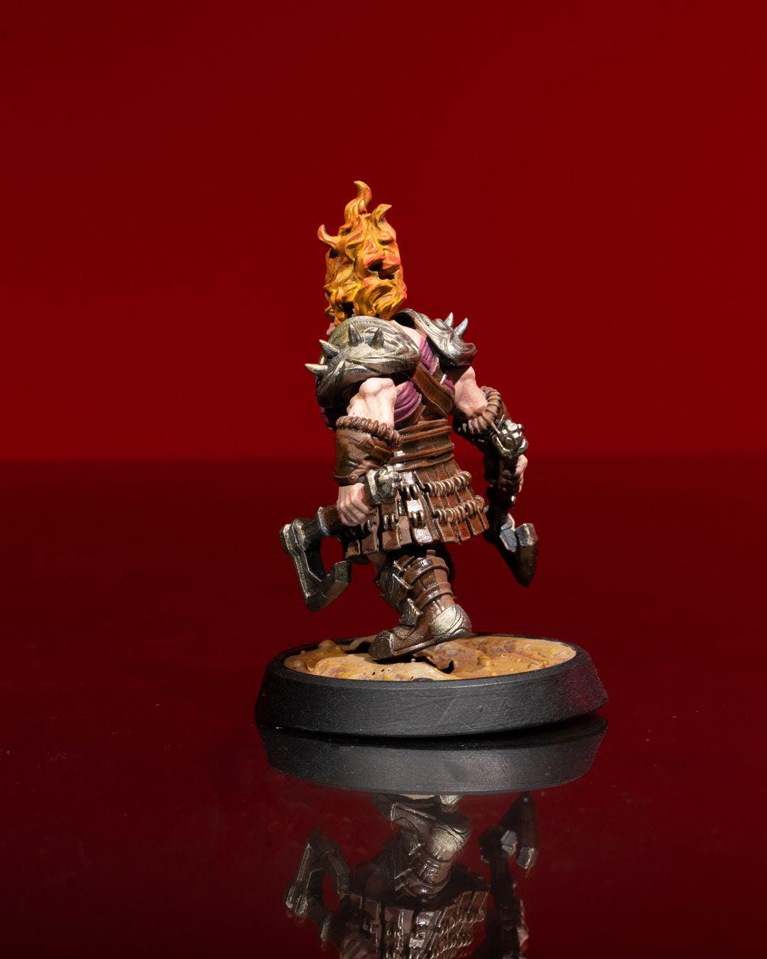 Ice and Fire - Female Fire Soldier -  - Miniature