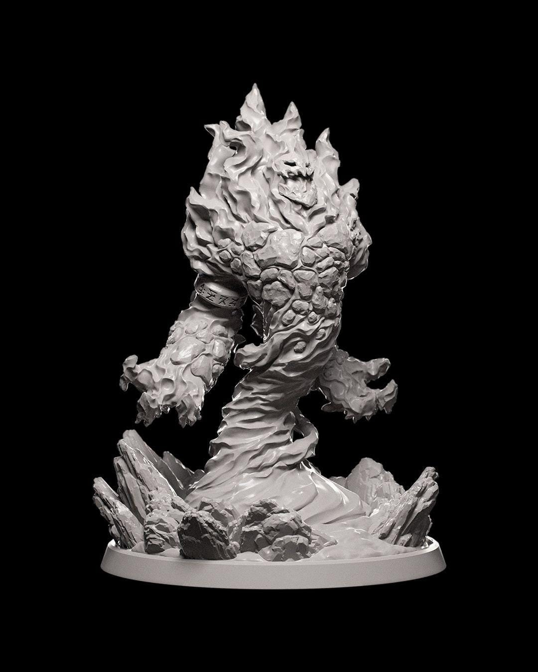 Ice and Fire - Fire Elemental -  - Miniature