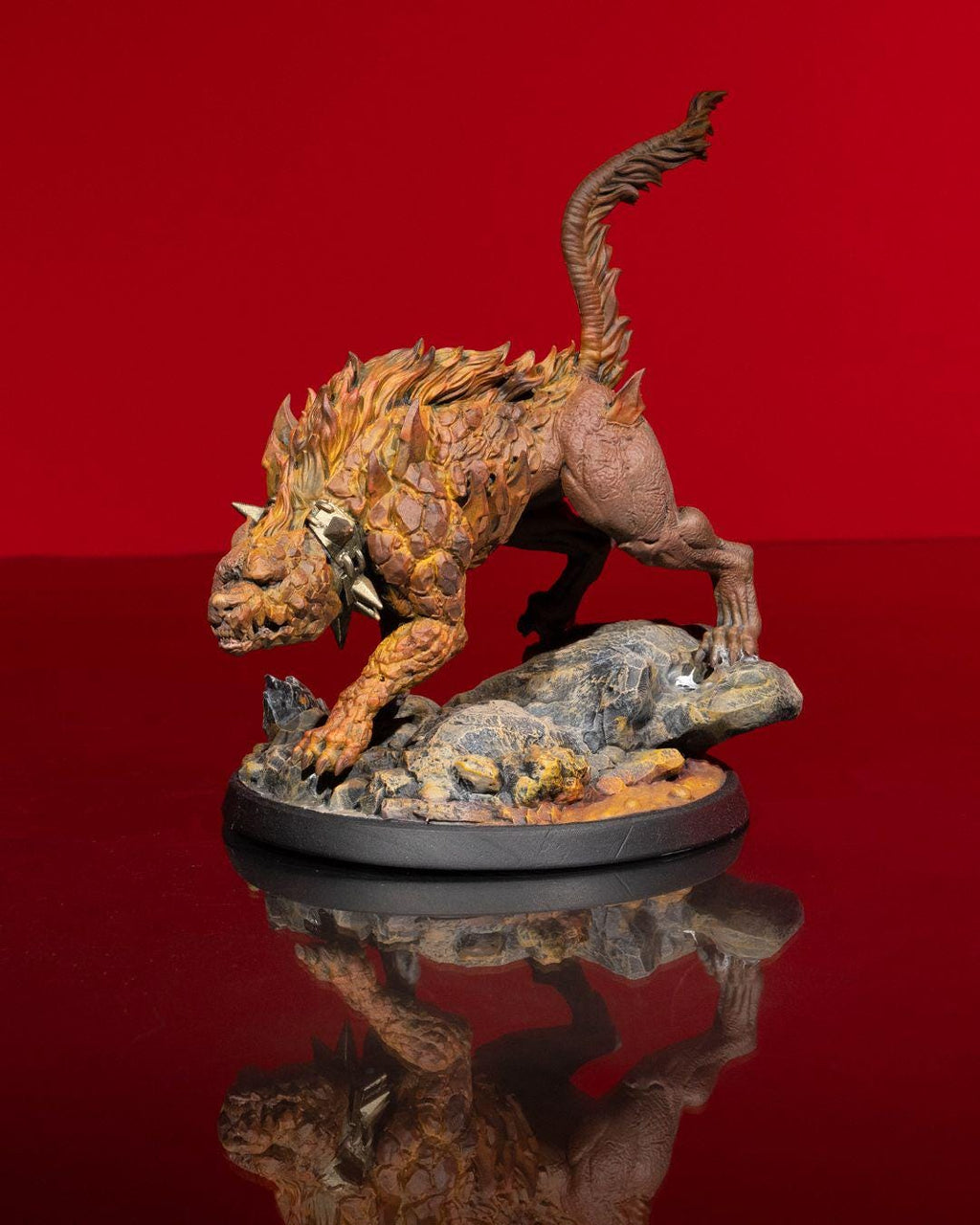 Ice and Fire - Fire Giant HellHound -  - Miniature