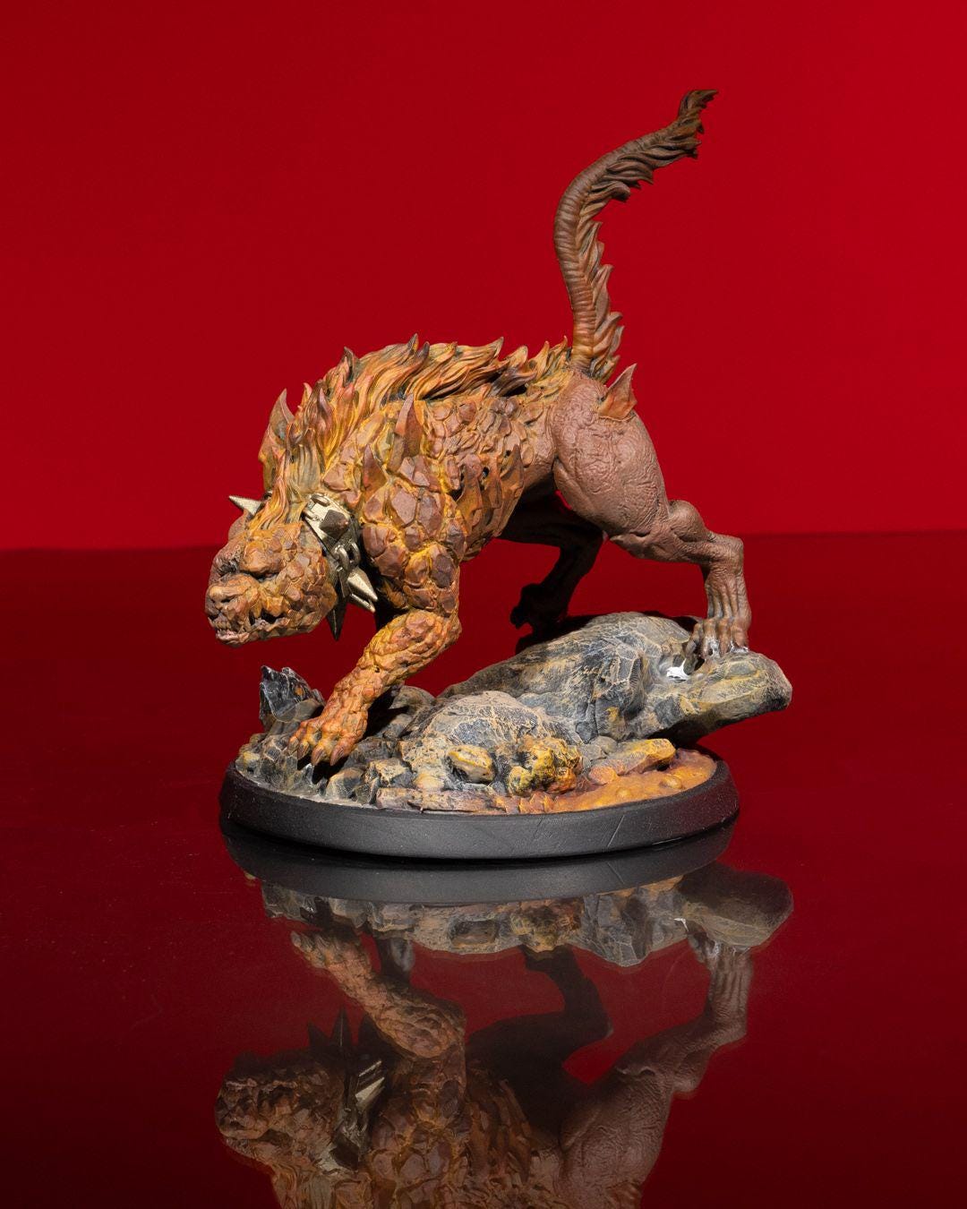 Ice and Fire - Fire Giant HellHound -  - Miniature