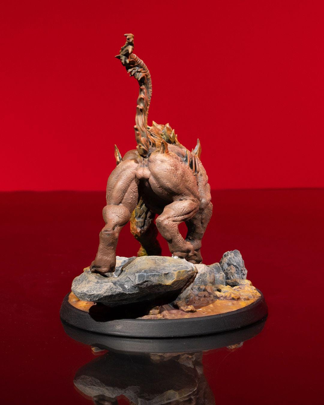 Ice and Fire - Fire Giant HellHound -  - Miniature