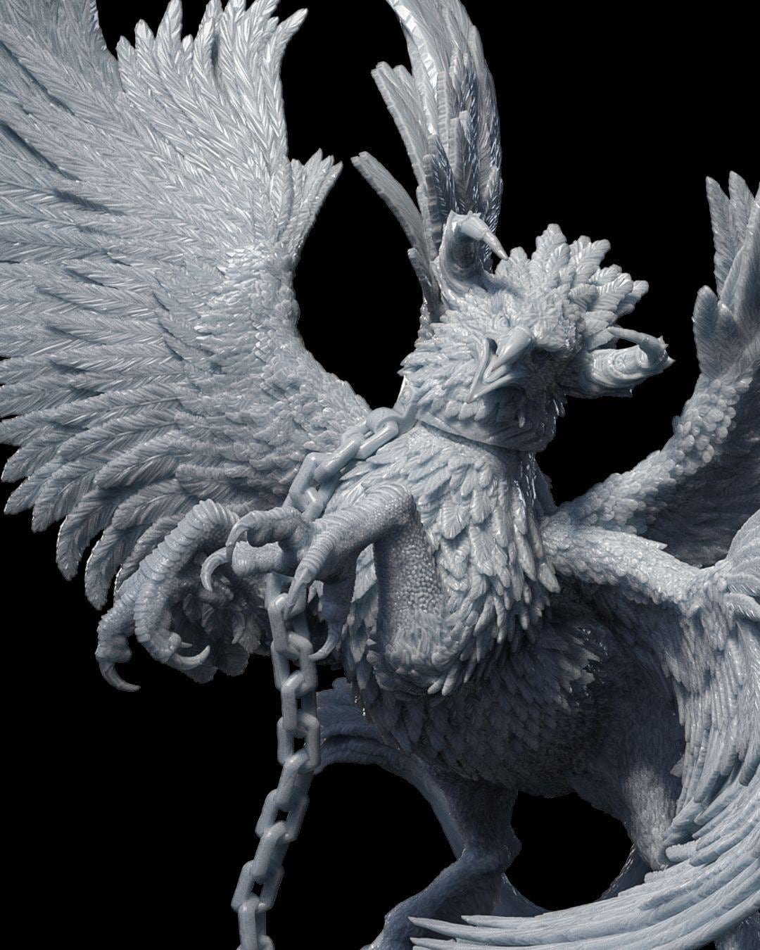 The Bestiarium of The Mad Scholar - Griphon  - Miniature