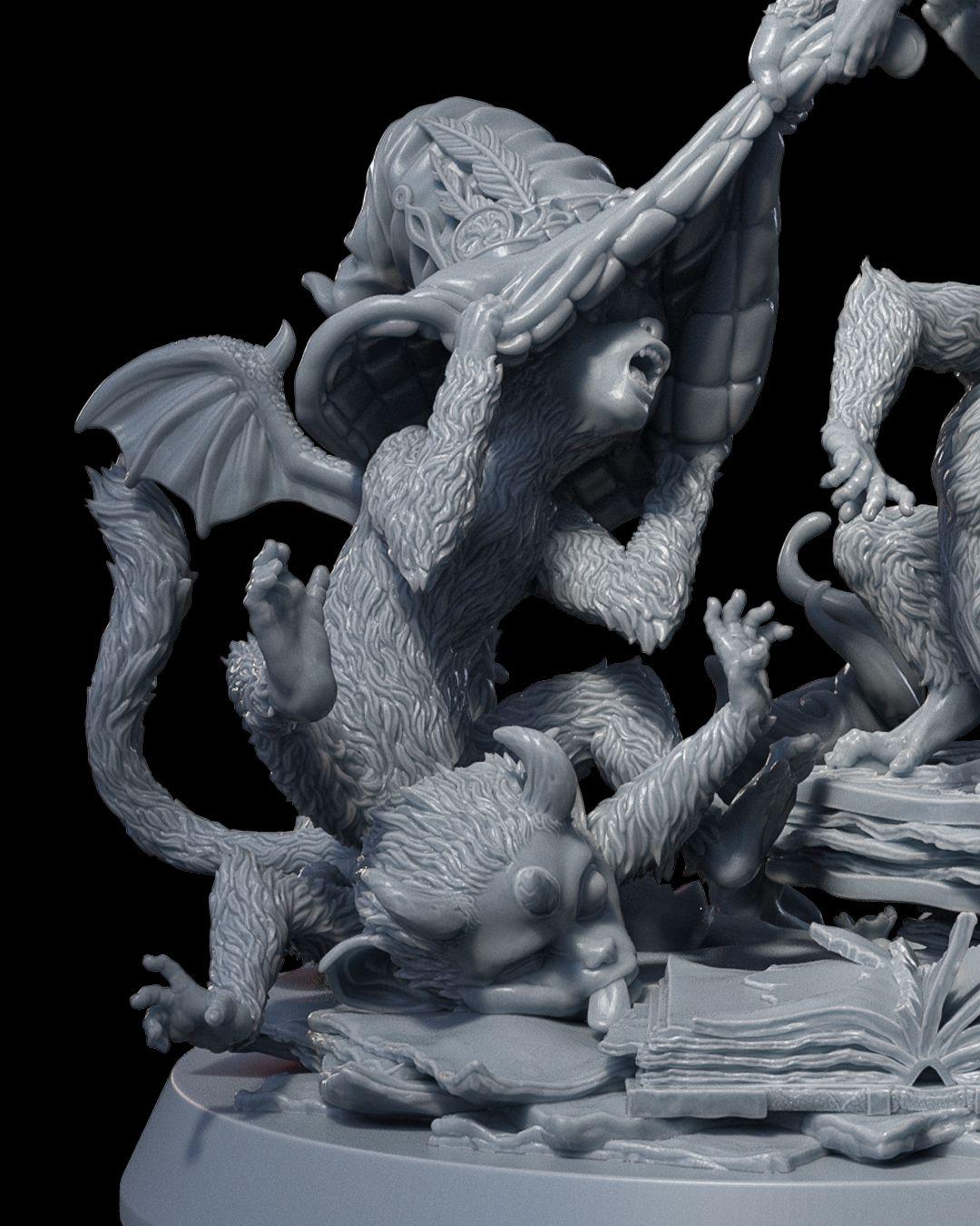 The Bestiarium of The Mad Scholar - Monkling - Miniature