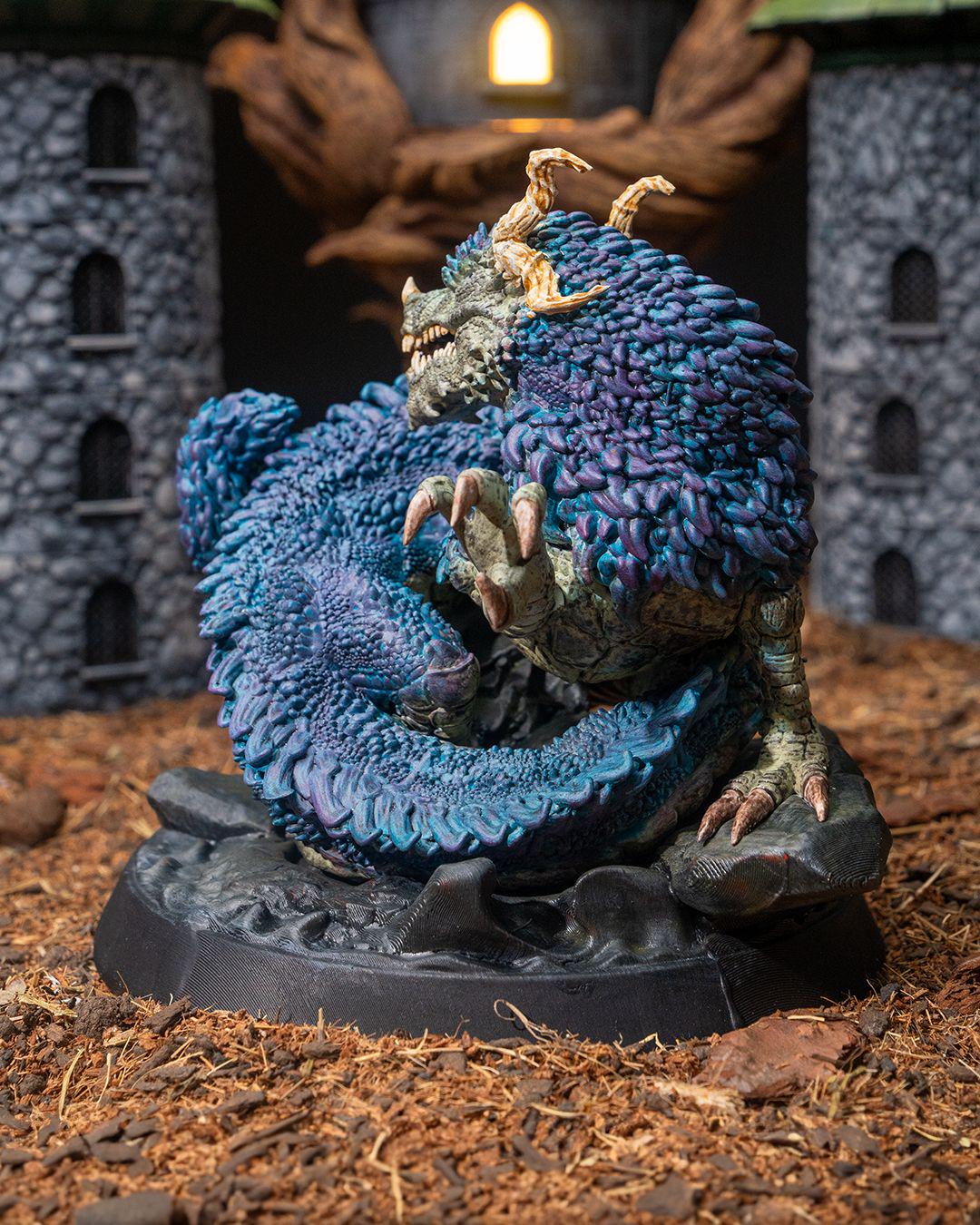 The Bestiarium of The Mad Scholar - Oriental Dragon  - Miniature