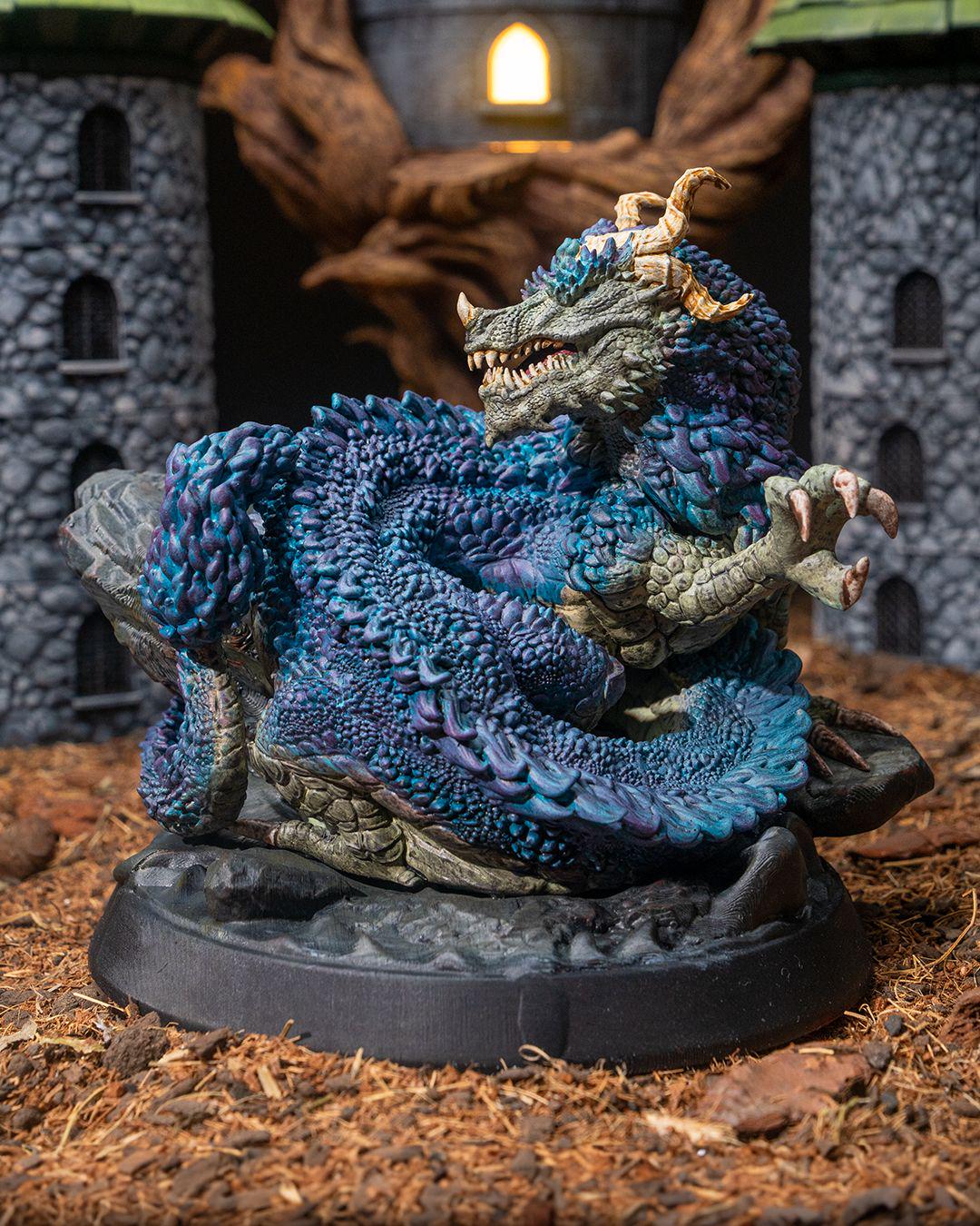 The Bestiarium of The Mad Scholar - Oriental Dragon  - Miniature