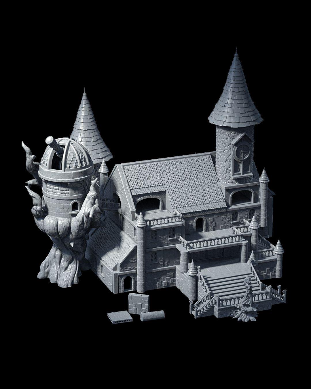 The Bestiarium of The Mad Scholar - Scholar's Tower - Miniature