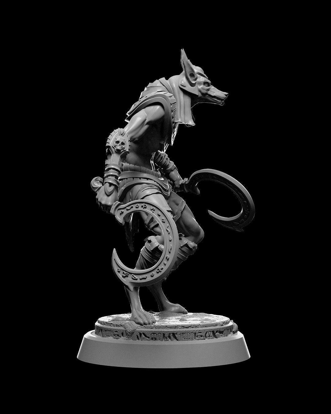Sands of Time - Jackal Warrior Scythe - Miniature